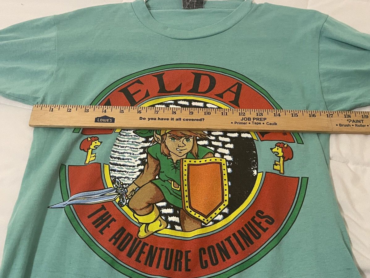 Vintage Vintage single stitch zelda 2 1988 T-shirt rare Size US M / EU 48-50 / 2 - 8 Thumbnail