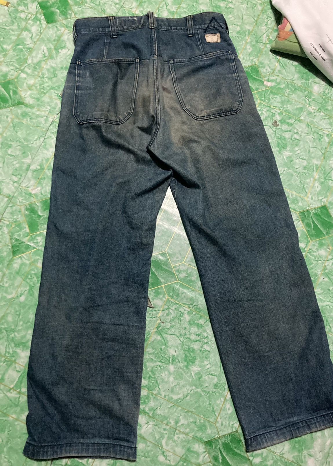Blue Blue Japan × Japanese Brand × Vintage Vintage Blue Blue Pattern Usn 70s Size US 32 / EU 48 - 3 Thumbnail