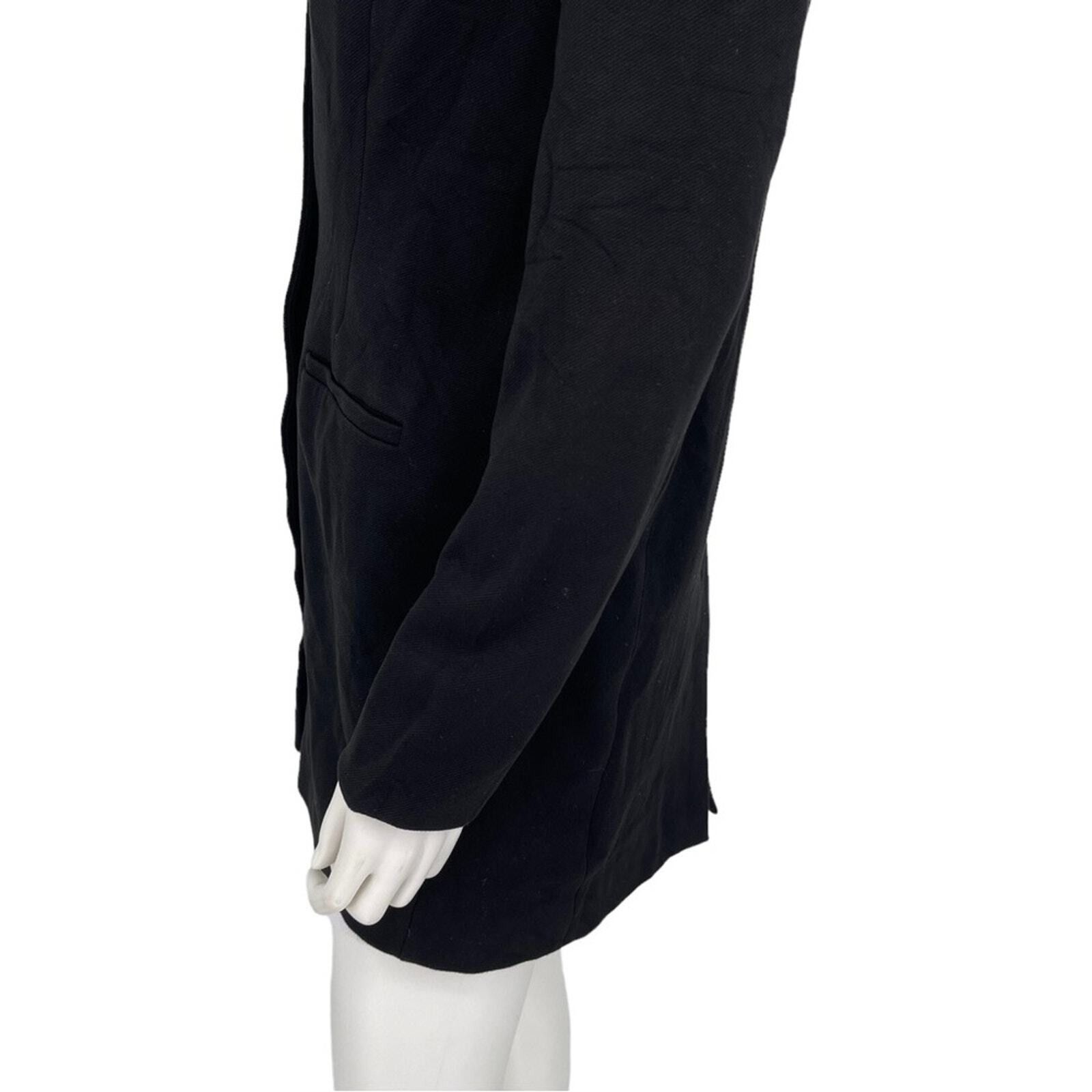 Madewell Madewell Blazer Suit Size 8 Deep V Neck Single Button Black Size M / US 6-8 / IT 42-44 - 5 Thumbnail