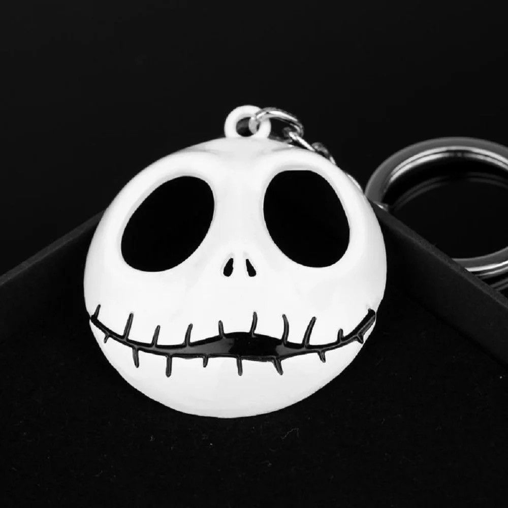 Vintage Retro Goth Nightmare Skull Keychain Size ONE SIZE - 4 Thumbnail