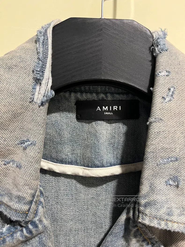 Amiri Amiri Size S Blue motorcycle jacket Size US S / EU 44-46 / 1 - 2 Thumbnail