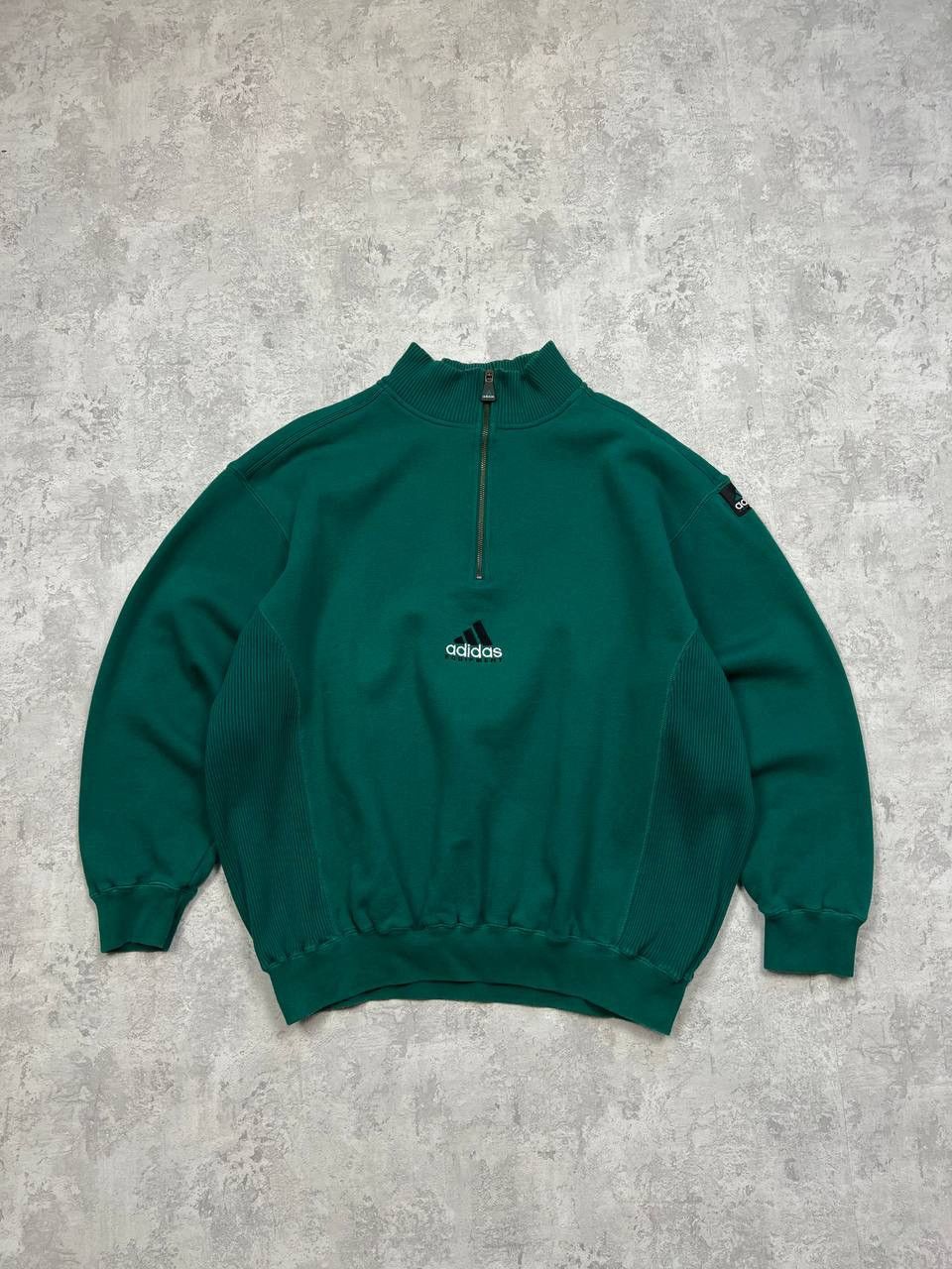 Adidas X2 Vintage Adidas Equipment 1/4 Zip Sweatshirt Center Logo Size US L / EU 52-54 / 3 - 13 Thumbnail