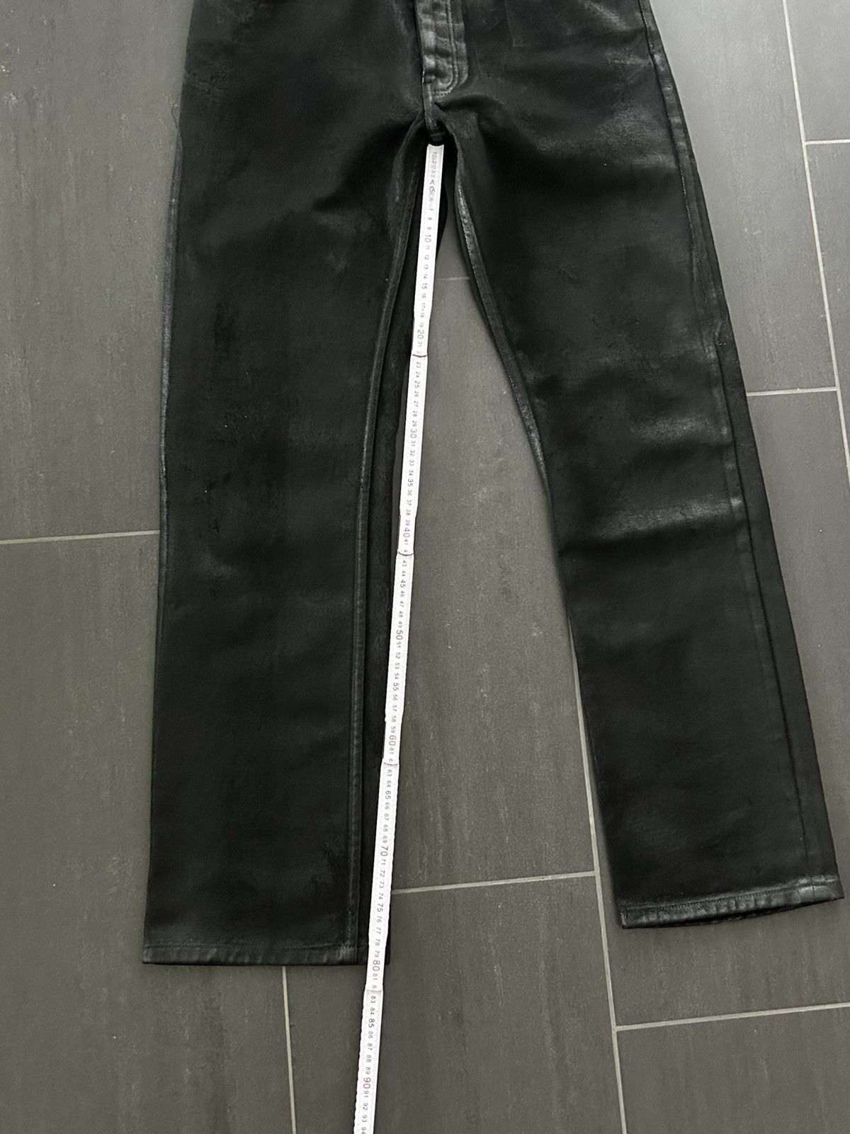 Helmut Lang Helmut Lang Wax-Coated Bootcut Jeans Size US 32 / EU 48 - 11 Thumbnail