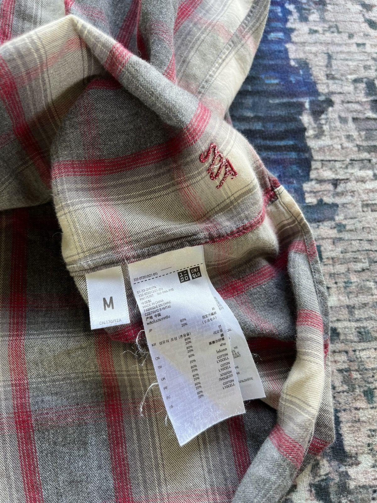 Undercover × Uniqlo 🔥Uniqlo X undercover Shadow Plaid Tartan Shirt Button up Size US M / EU 48-50 / 2 - 11 Thumbnail