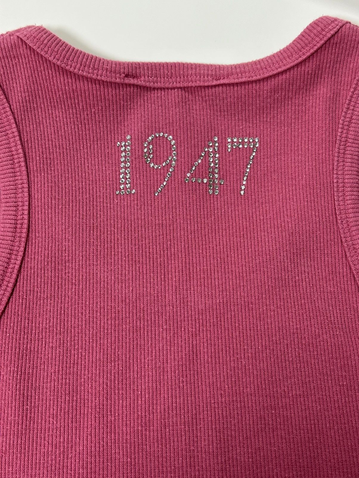 Dior CHRISTIAN DIOR F/W 2003 "J'ADORE DIOR" Swarovski Tank Top Size M / US 6-8 / IT 42-44 - 4 Thumbnail