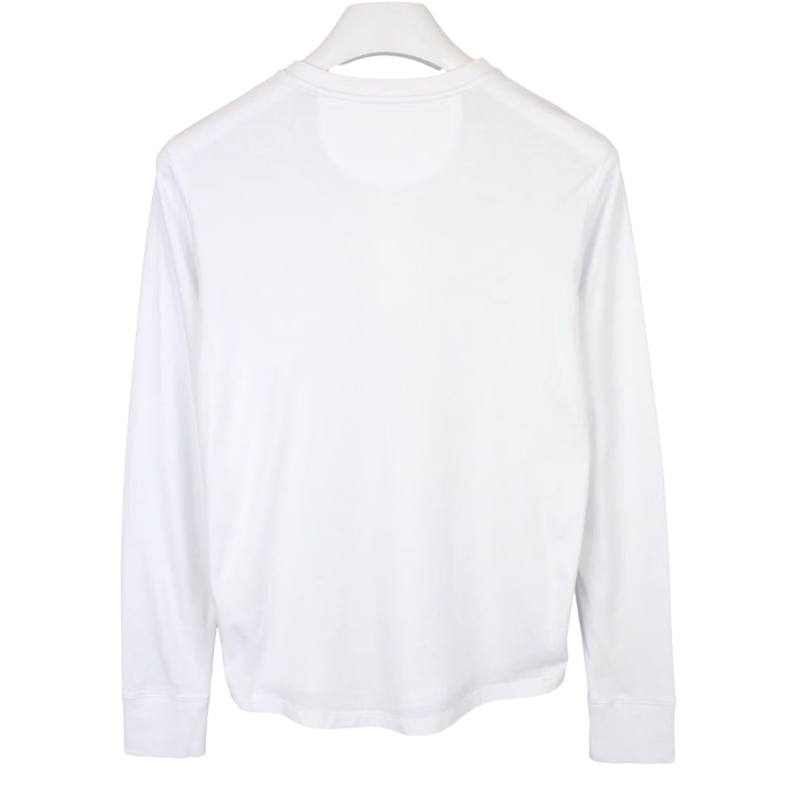 Suitsupply Suitsupply Pima Cotton T-Shirt Men's MEDIUM White Pullover Stretchy Half Button Shirt Mens Medium White Pullover Stretchy Half Button Size US M / EU 48-50 / 2 - 2 Thumbnail