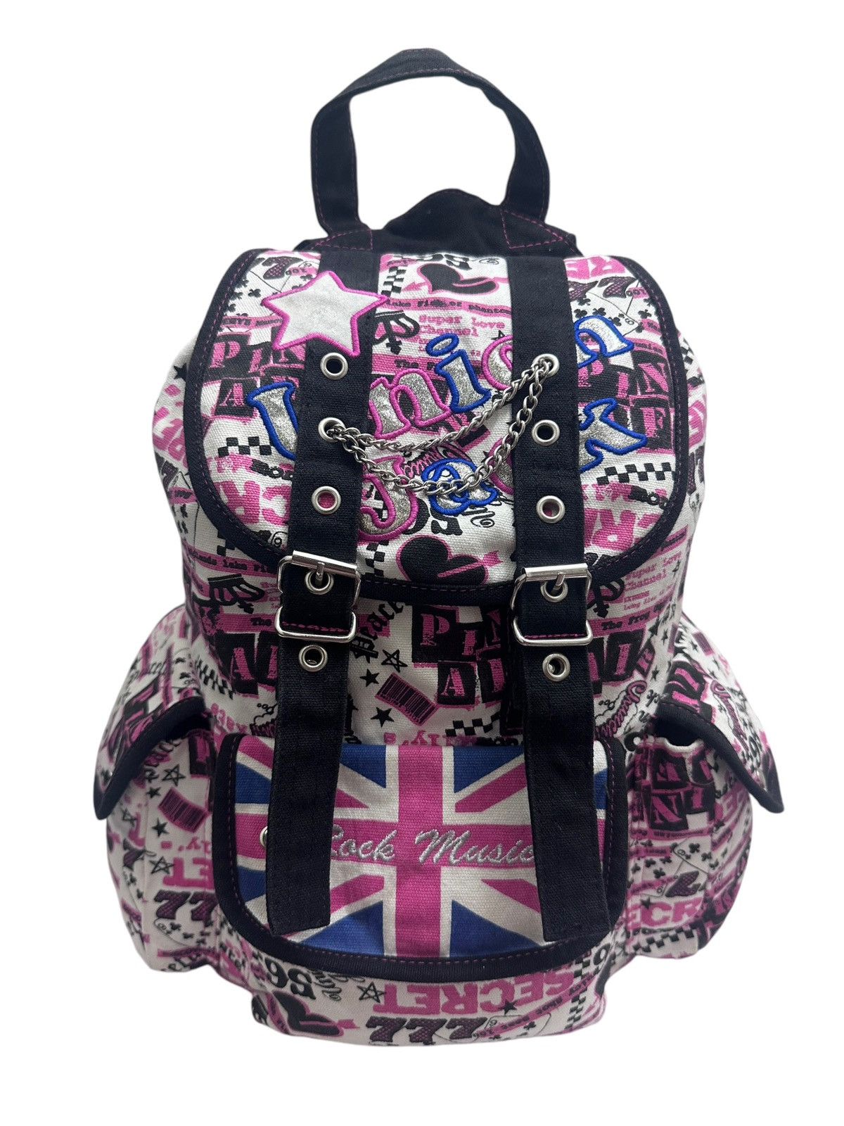 Hysteric Glamour 🇯🇵 Vintage Rock Music Punk Cargo Backpack Size ONE SIZE - 3 Thumbnail