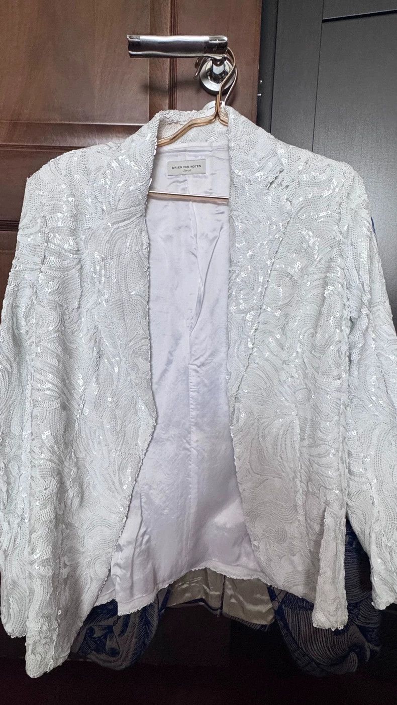 Dries Van Noten Dries Van Noten Sequin Embellished Jacket Size US XS / EU 42 / 0 - 1 Thumbnail