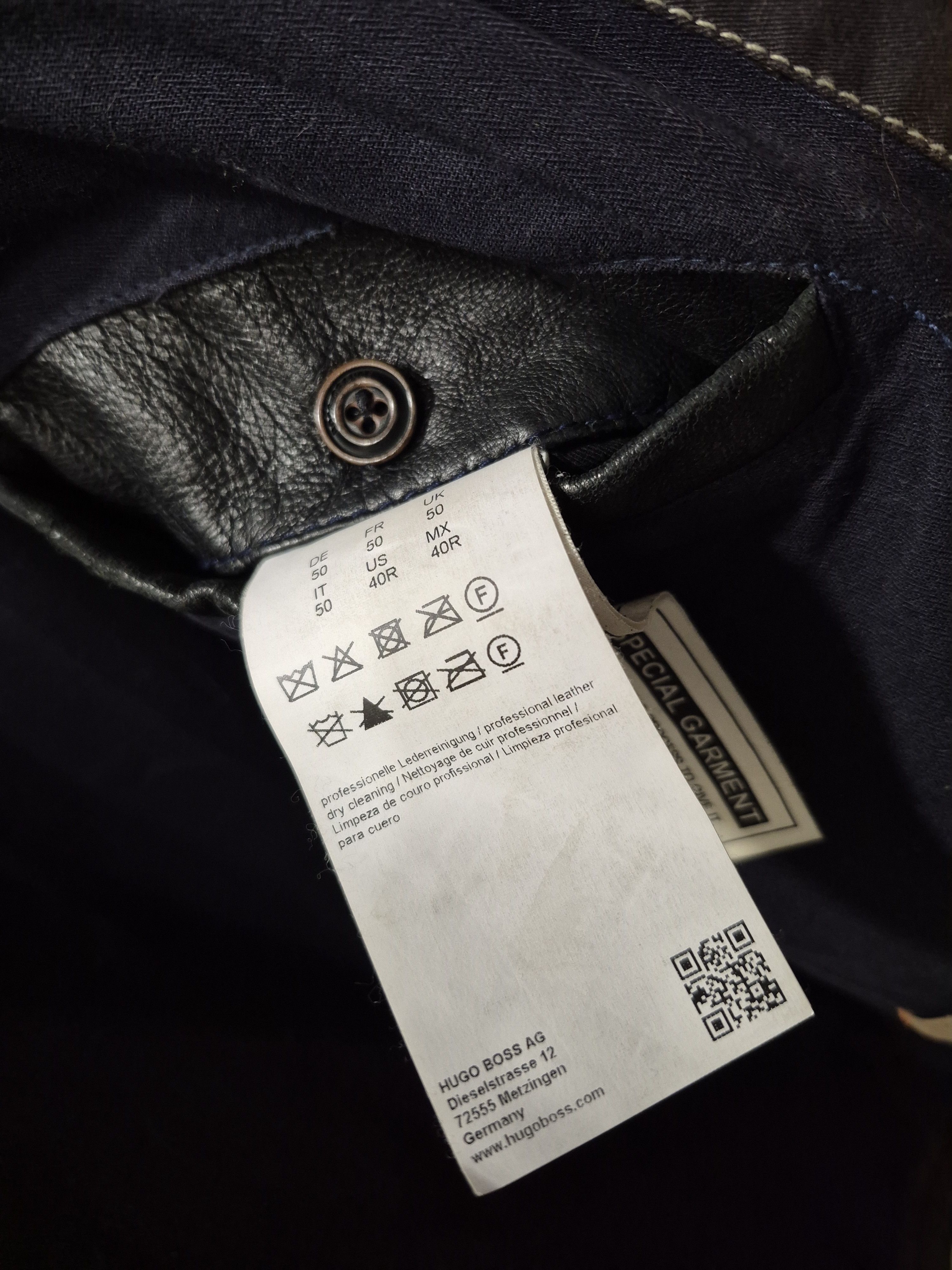 Hugo Boss Hugo boss orange leather jacket Size US M / EU 48-50 / 2 - 4 Thumbnail