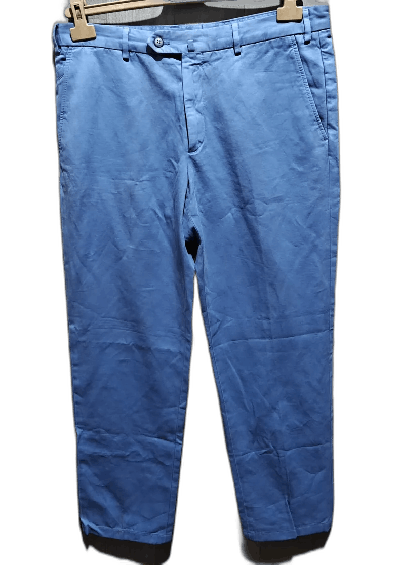 Loro Piana Loro Piana Men's Blue Casual Pants Size US 34 / EU 50 - 1 Thumbnail