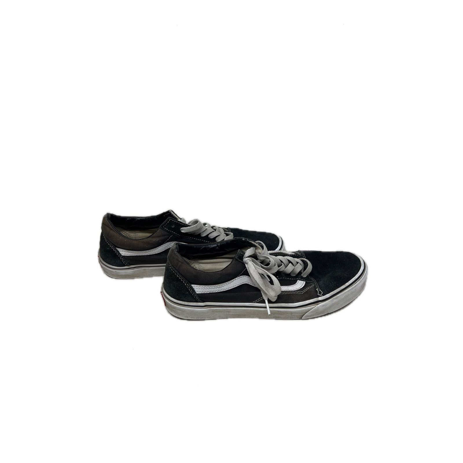 Vans Vans Old Skool Black Suede w Leather Stripe Mens 9.5 Size US 9.5 / EU 42-43 - 3 Thumbnail