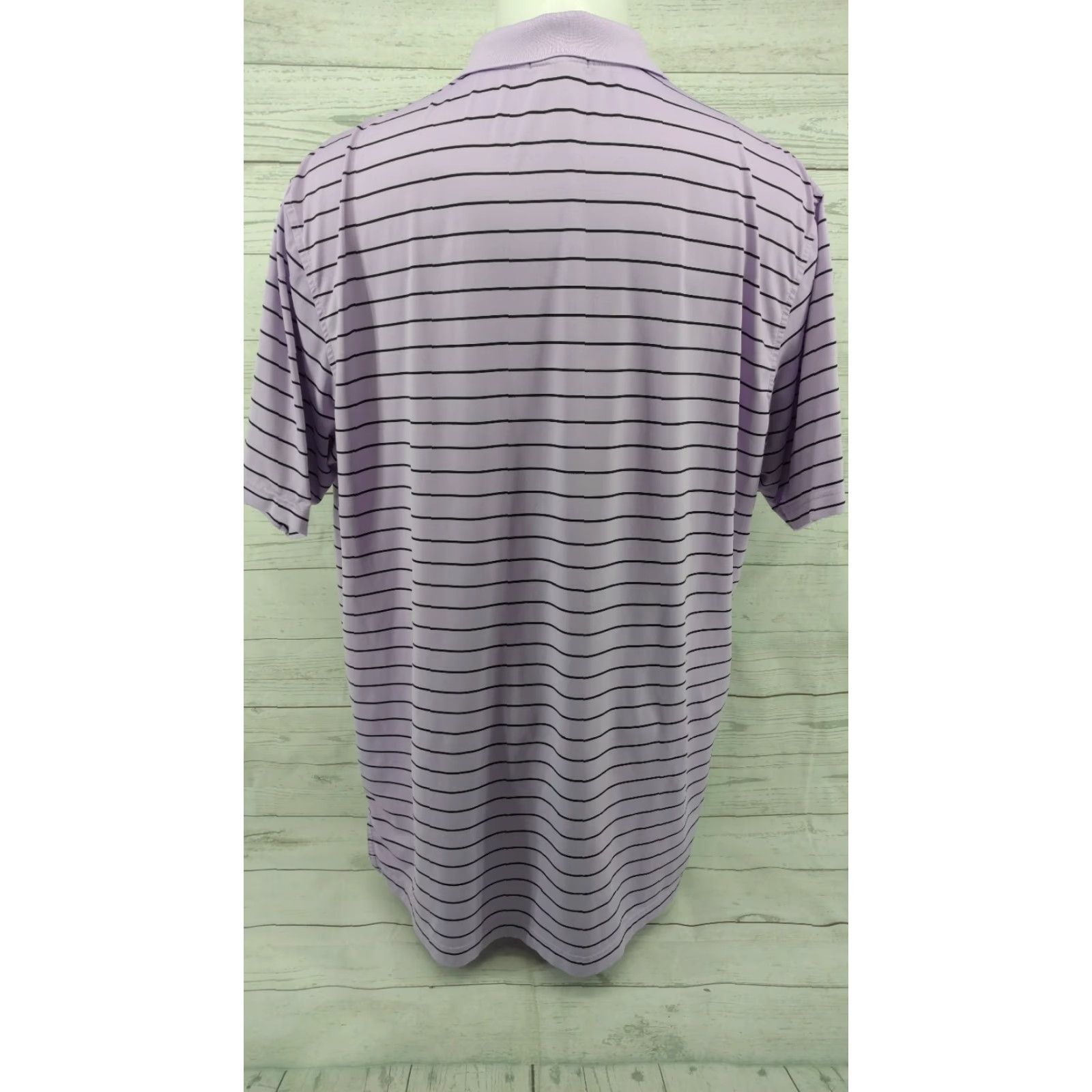 Peter Millar Peter Millar Summer Comfort Striped Polo Shirt Purple Golf XL Mens Polo Shirt Striped Purple Golf 90s Size US XL / EU 56 / 4 - 5 Thumbnail