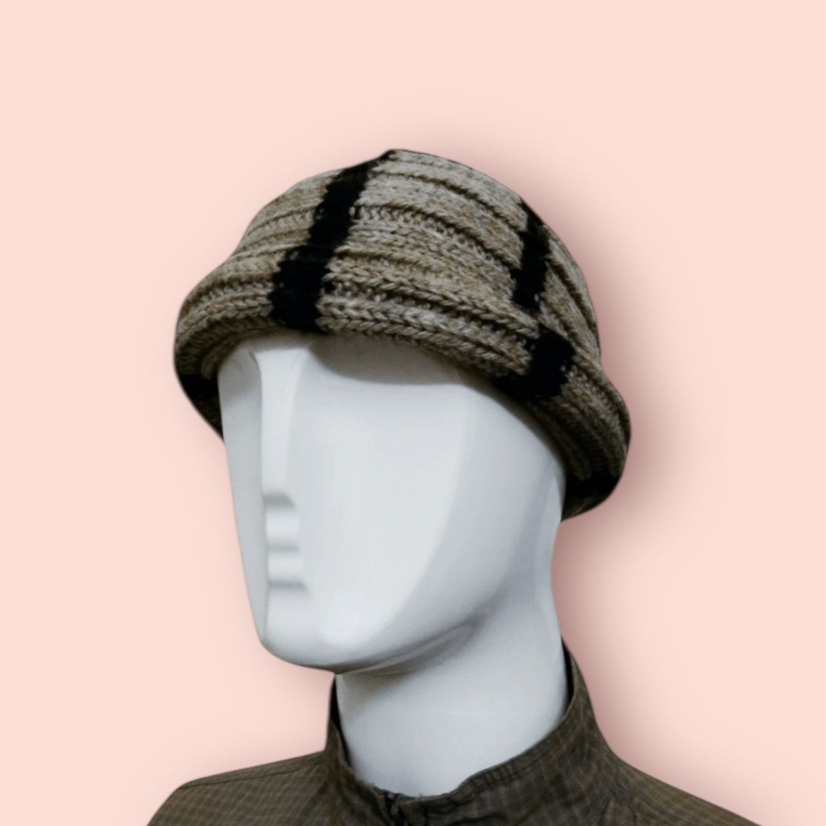 Japanese Brand VERSATILE ROLLED KNITTED WOOL BEANIE HAT Size ONE SIZE - 12 Thumbnail