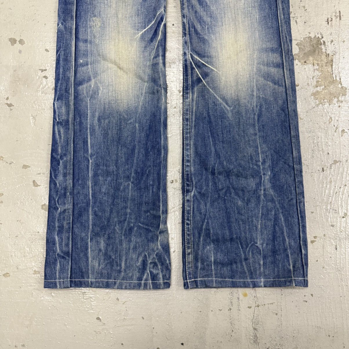 If Six Was Nine Red Pepper Mud Wash Rusty Flare Denim Size 28" / US 6 / IT 42 - 3 Thumbnail