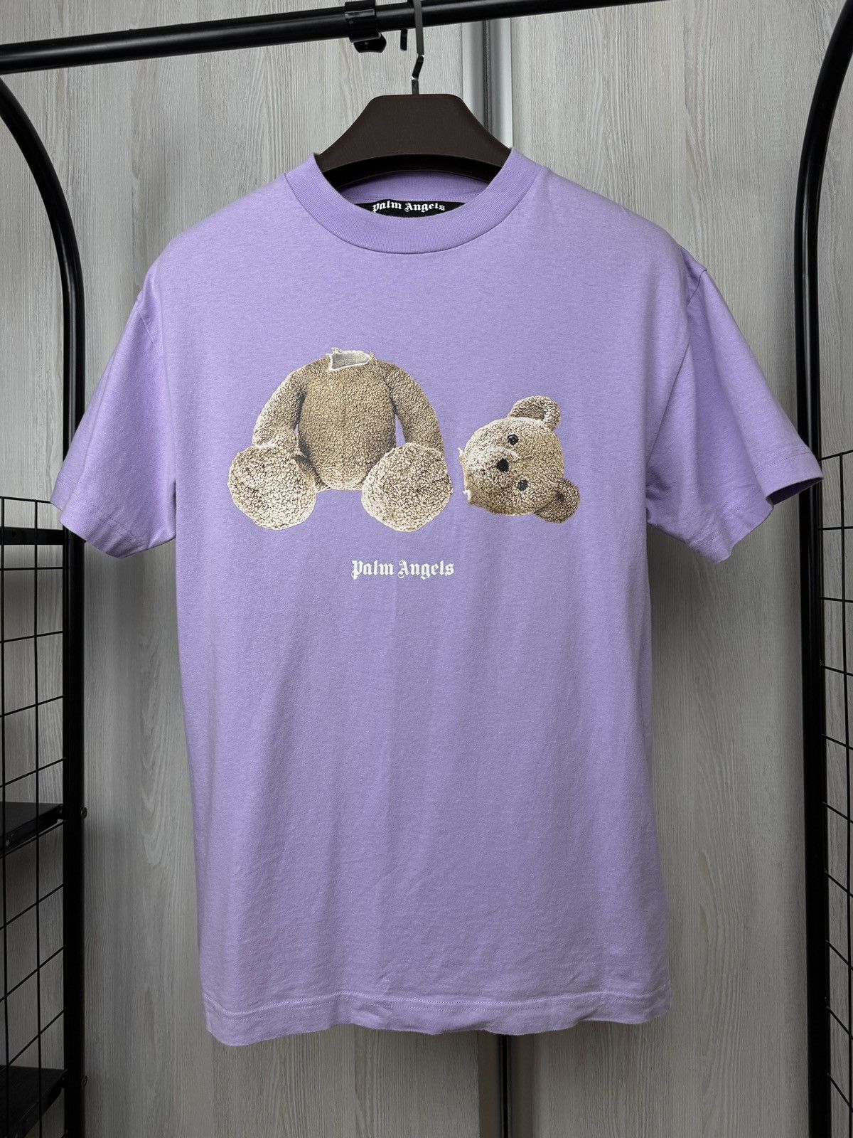 Palm Angels Palm Angels Kill The Bear Lilac Tee Shirt Small Size US S / EU 44-46 / 1 - 2 Thumbnail