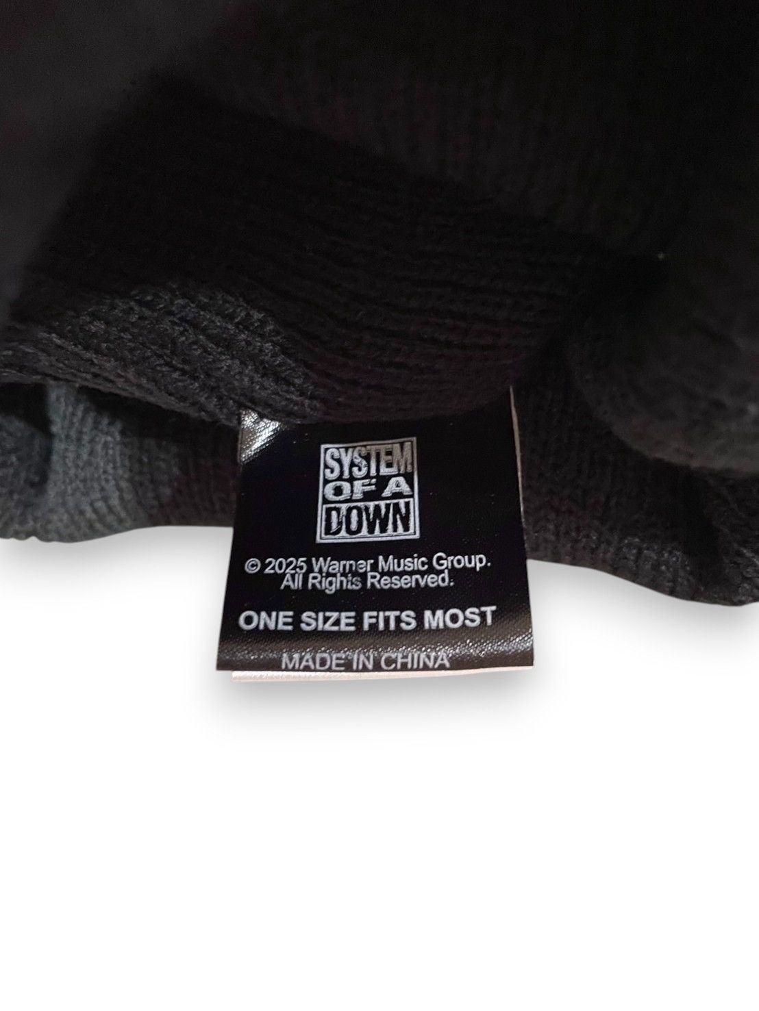 Band Tees SYSTEM OF A DOWN LOGO BEANIE (2025) Size ONE SIZE - 5 Thumbnail