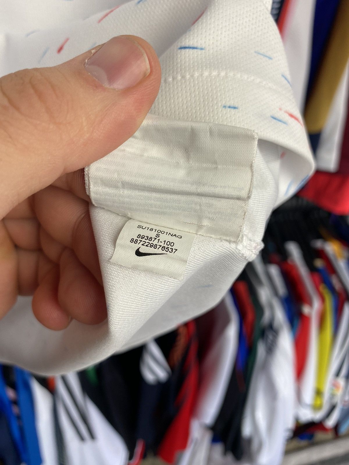 Nike 2018/19 NIKE FRANCE #7 GRIEZMANN AWAY SOCCER FOOTBALL JERSEY Size US S / EU 44-46 / 1 - 7 Thumbnail