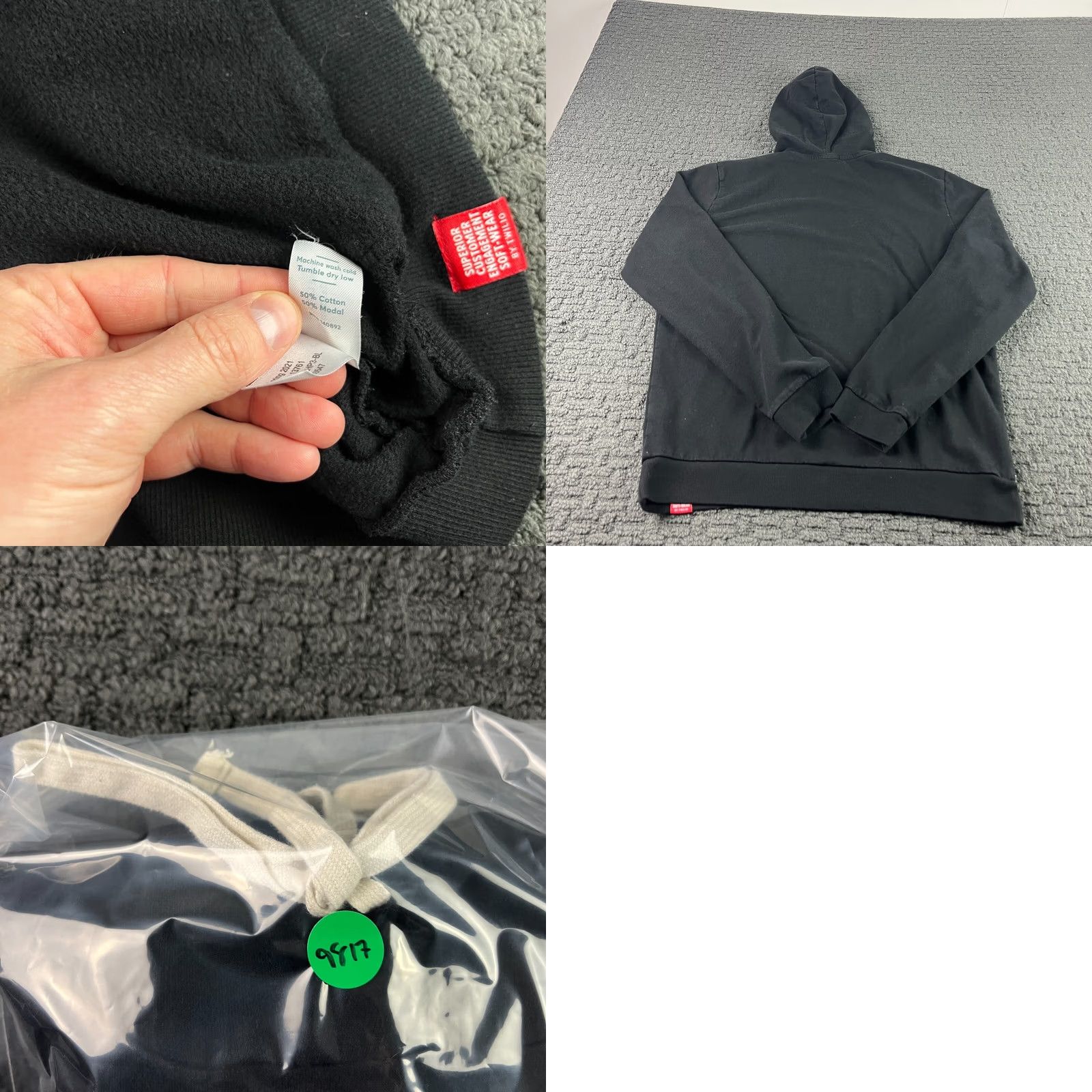 Marine Layer Marine Layer Hoodie Mens Medium Black Pullover Sweatshirt Size US M / EU 48-50 / 2 - 8 Thumbnail