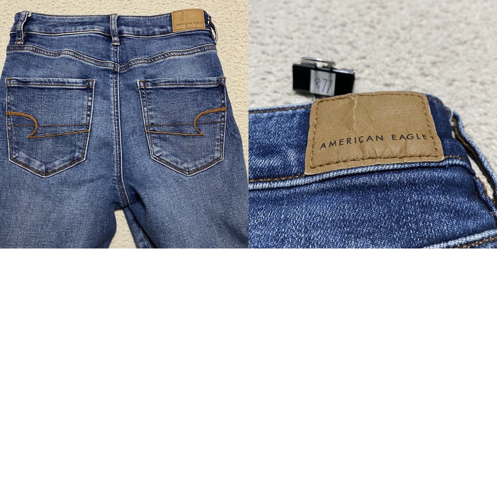 American Eagle Outfitters American Eagle Outfitters Jeans Womens 2 Blue High Rise Jegging Distressed Denim Slim 27 In Inseam Womens Blue Jeans 2 Size 26" / US 2 / IT 38 - 9 Thumbnail
