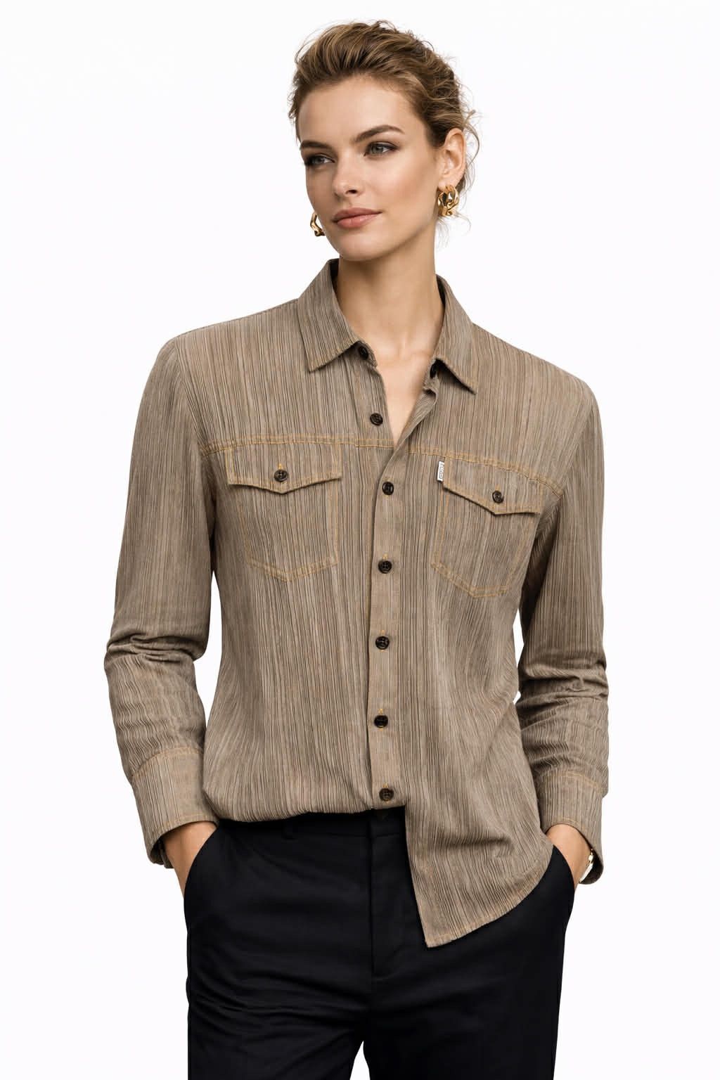 Pleats Please Issey Miyake Pleats Please by Issey Miyake Button Up Size M / US 6-8 / IT 42-44 - 1 Thumbnail