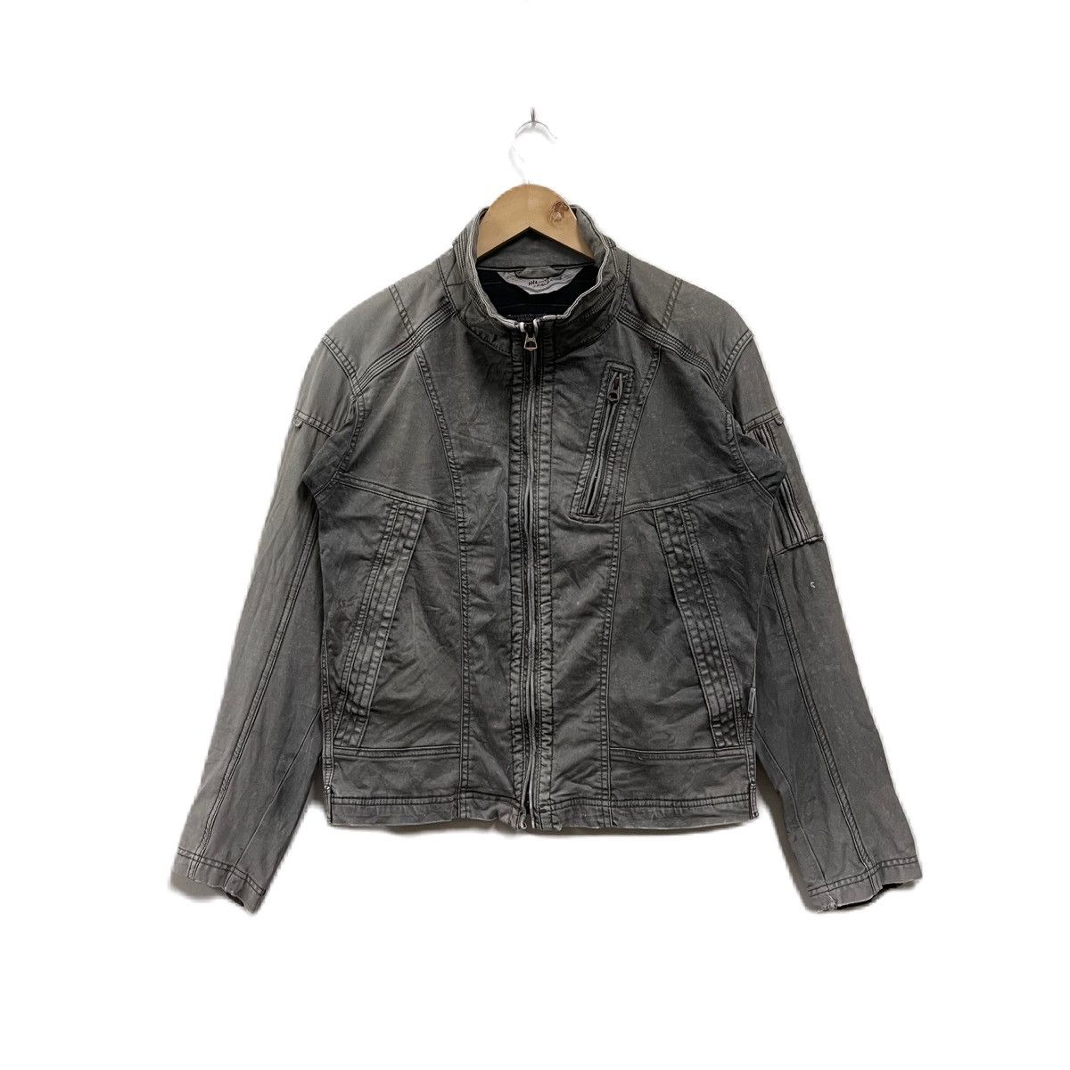 image of Hysteric Glamour x If Six Was Nine Fieldcore X Nextworker X Cordura Biker Jacket in Green/Brown (Si