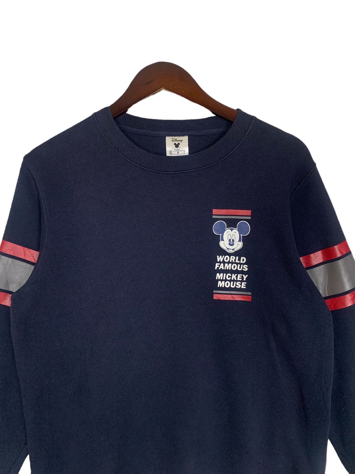 GU Disney Mickey Mouse Gu Japanese Brand Crewneck Sweatshirt Size S / US 4 / IT 40 - 2 Thumbnail