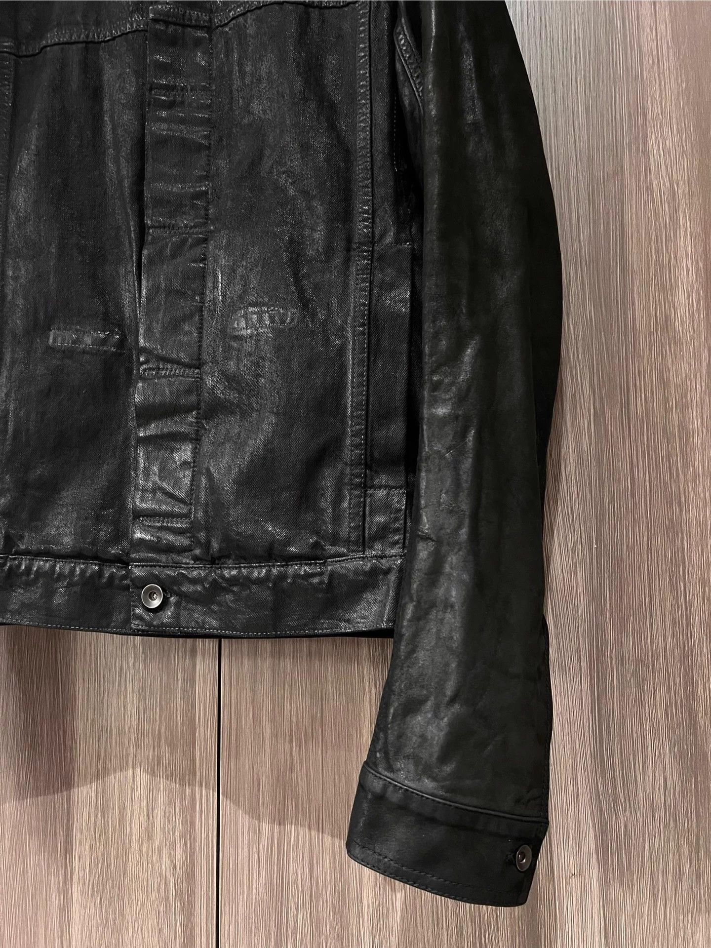 Rick Owens Rick Owens DRKSHDW Slave Waxed Lth Sleeve Denim S Size US S / EU 44-46 / 1 - 4 Thumbnail