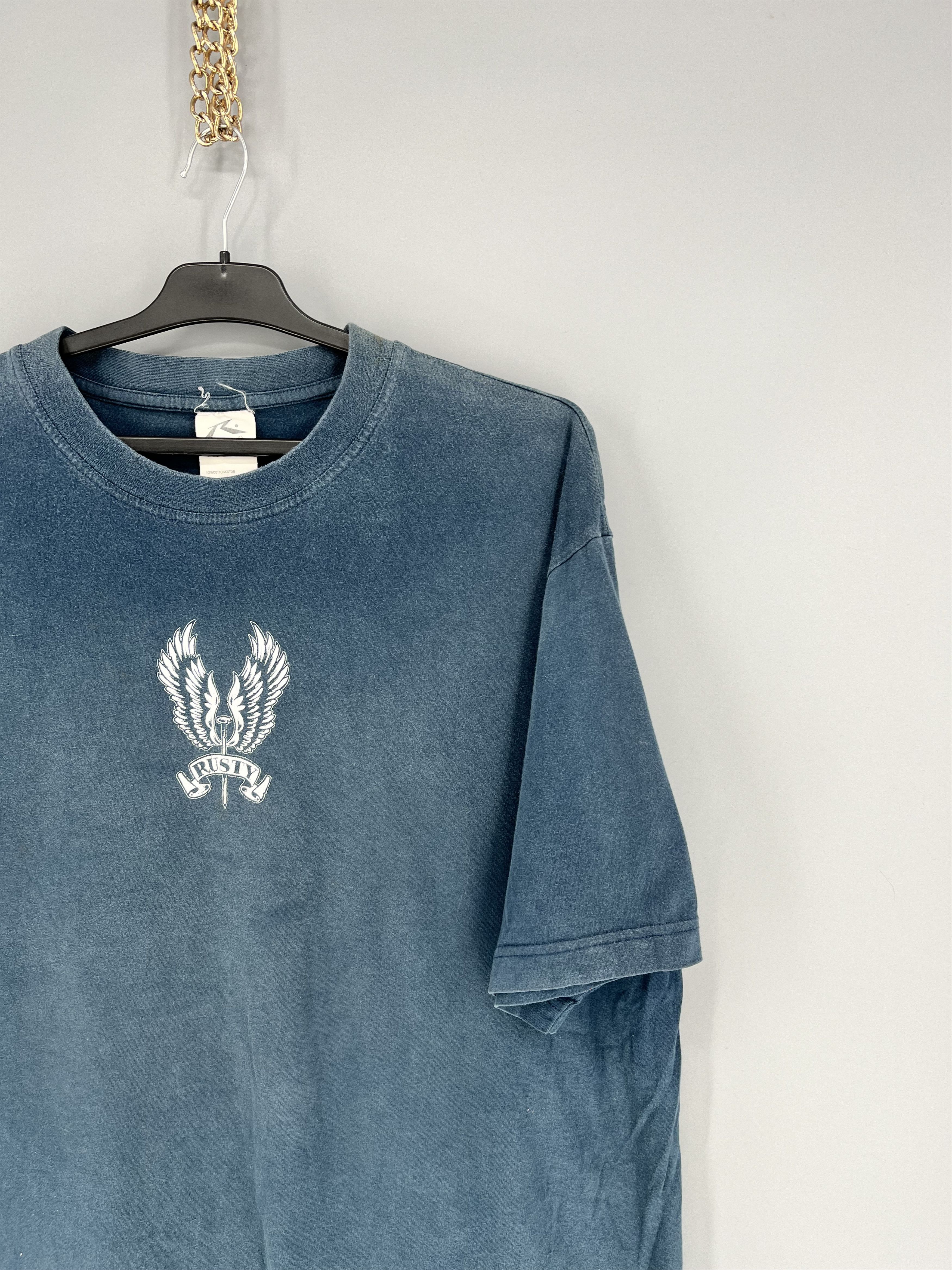 Rusty Vintage Faded 90s Rusty Streetwear Fashion Style Shirt Size US XL / EU 56 / 4 - 5 Thumbnail