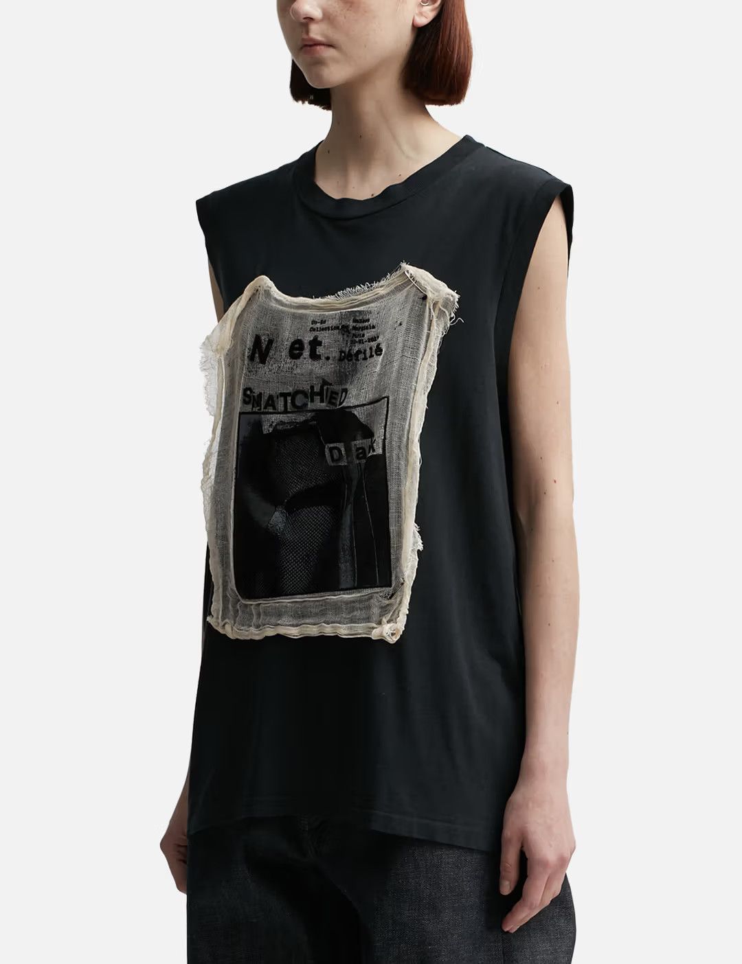 Maison Margiela o1loc1c1125 Invitation T-Shirt in Black Size M / US 6-8 / IT 42-44 - 2 Thumbnail
