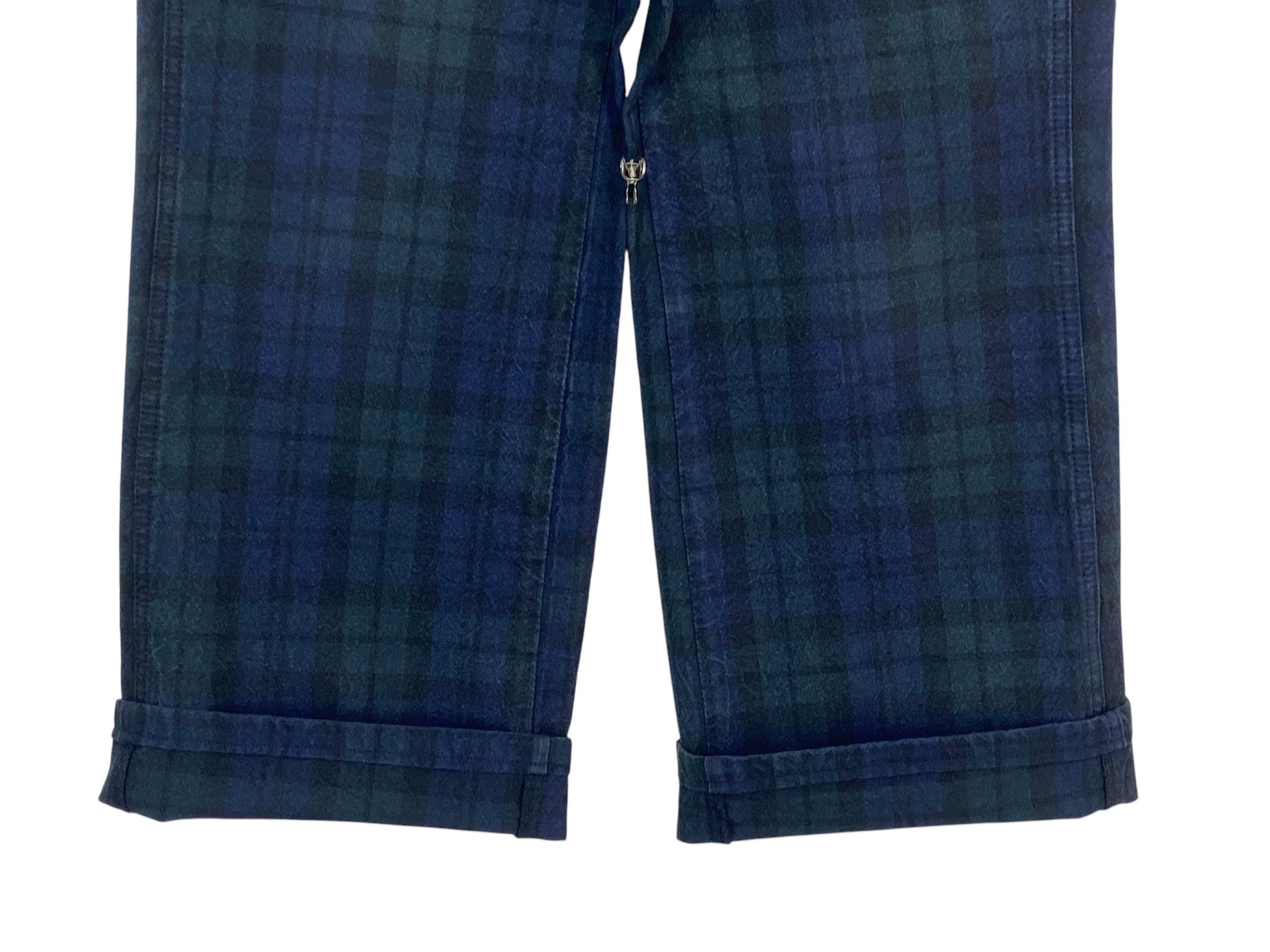 Japanese Brand Baker Pocket Carpenter Jeans Checkered Pants Size US 31 - 7 Thumbnail