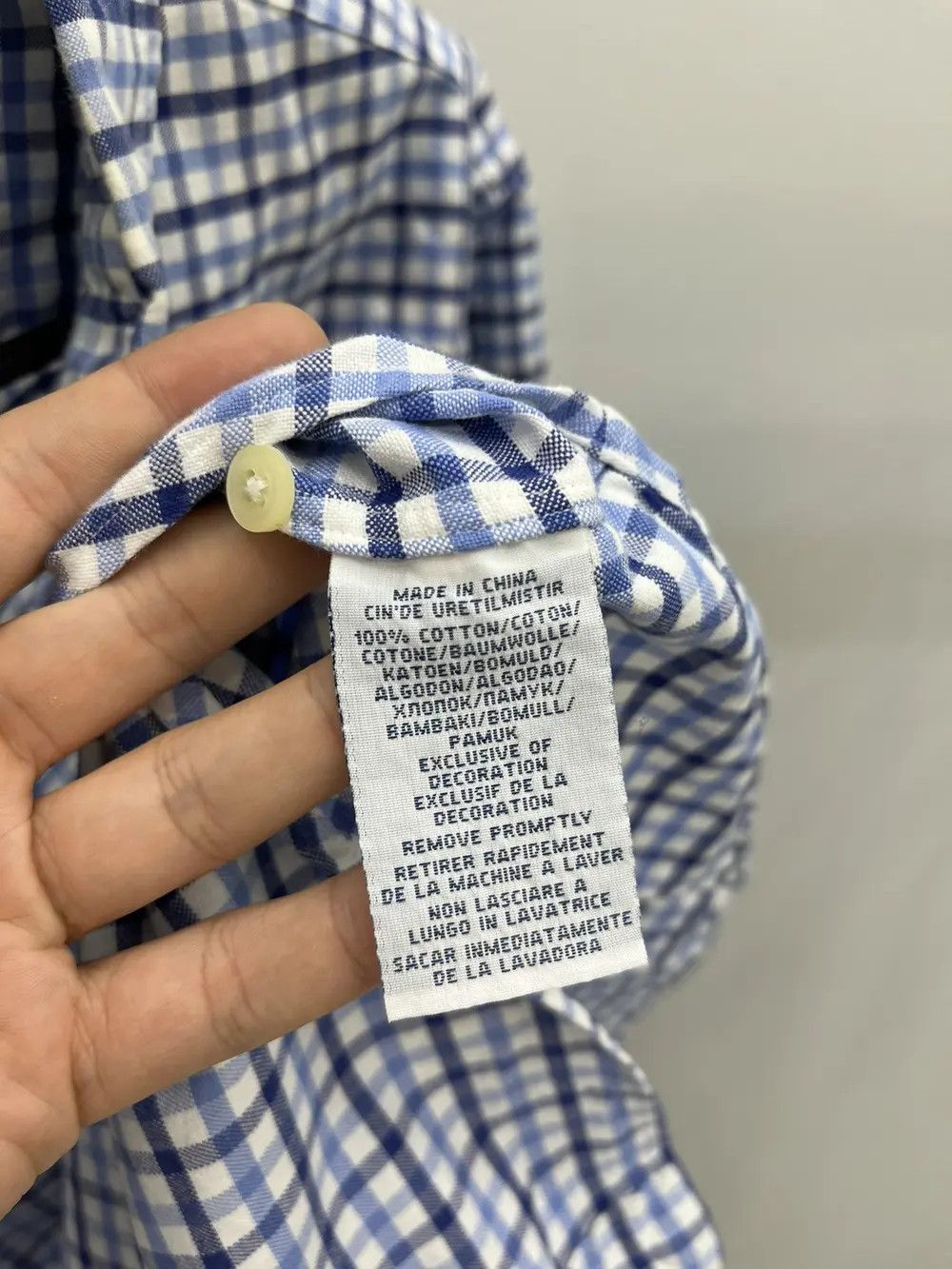 Polo Ralph Lauren Polo Ralph Lauren Check Cotton Oxford Shirt Size US L / EU 52-54 / 3 - 3 Thumbnail