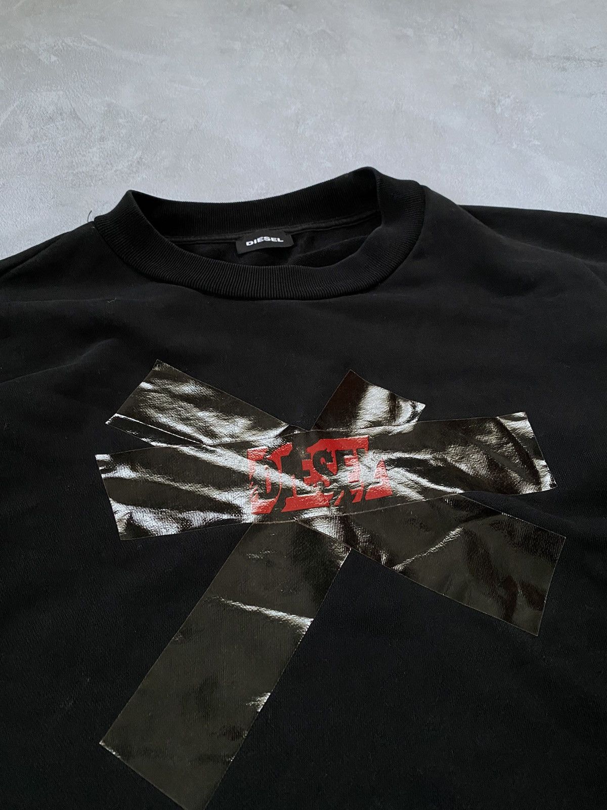 Diesel Sweater DIESEL Big 3D Logo Boxy Oversized Size US M / EU 48-50 / 2 - 3 Thumbnail