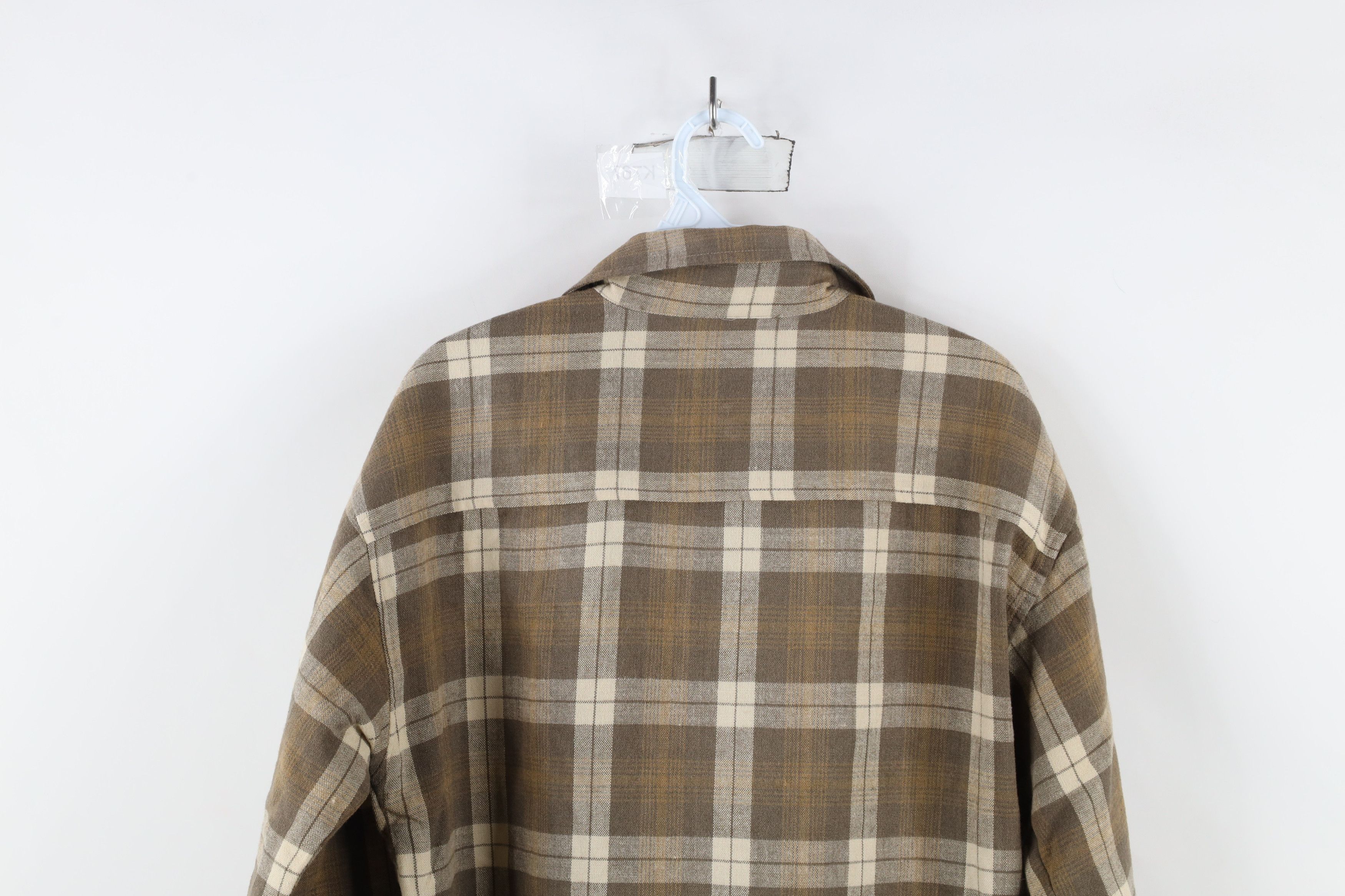 Vintage Vintage 90s Streetwear Pocket Collared Button Shirt Plaid Size US M / EU 48-50 / 2 - 8 Thumbnail