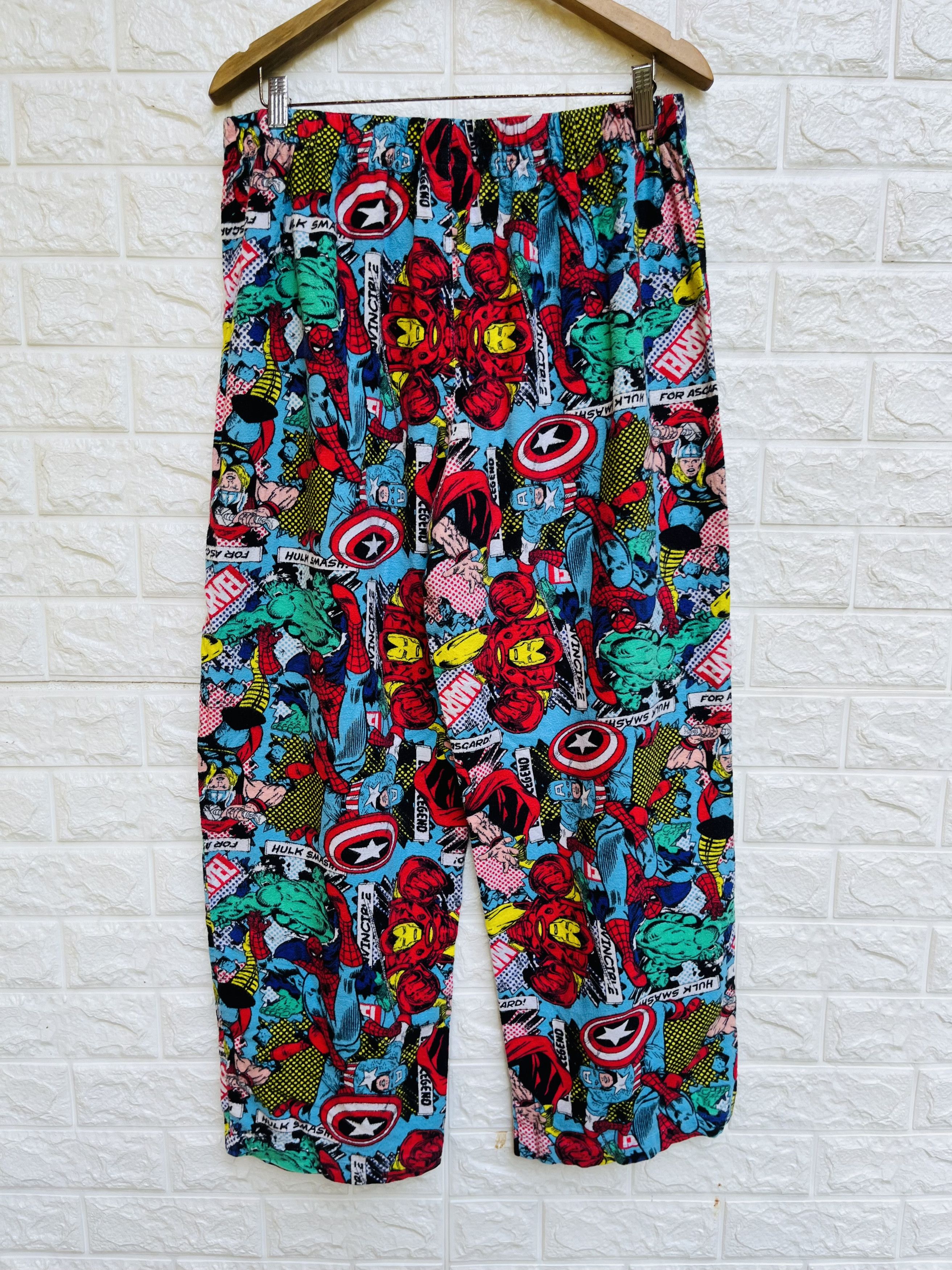 Japanese Brand × Marvel Comics × Vintage Vintage Marvel Comics Pajama Japanese Designer Fashion Style Size US 34 / EU 50 - 2 Thumbnail