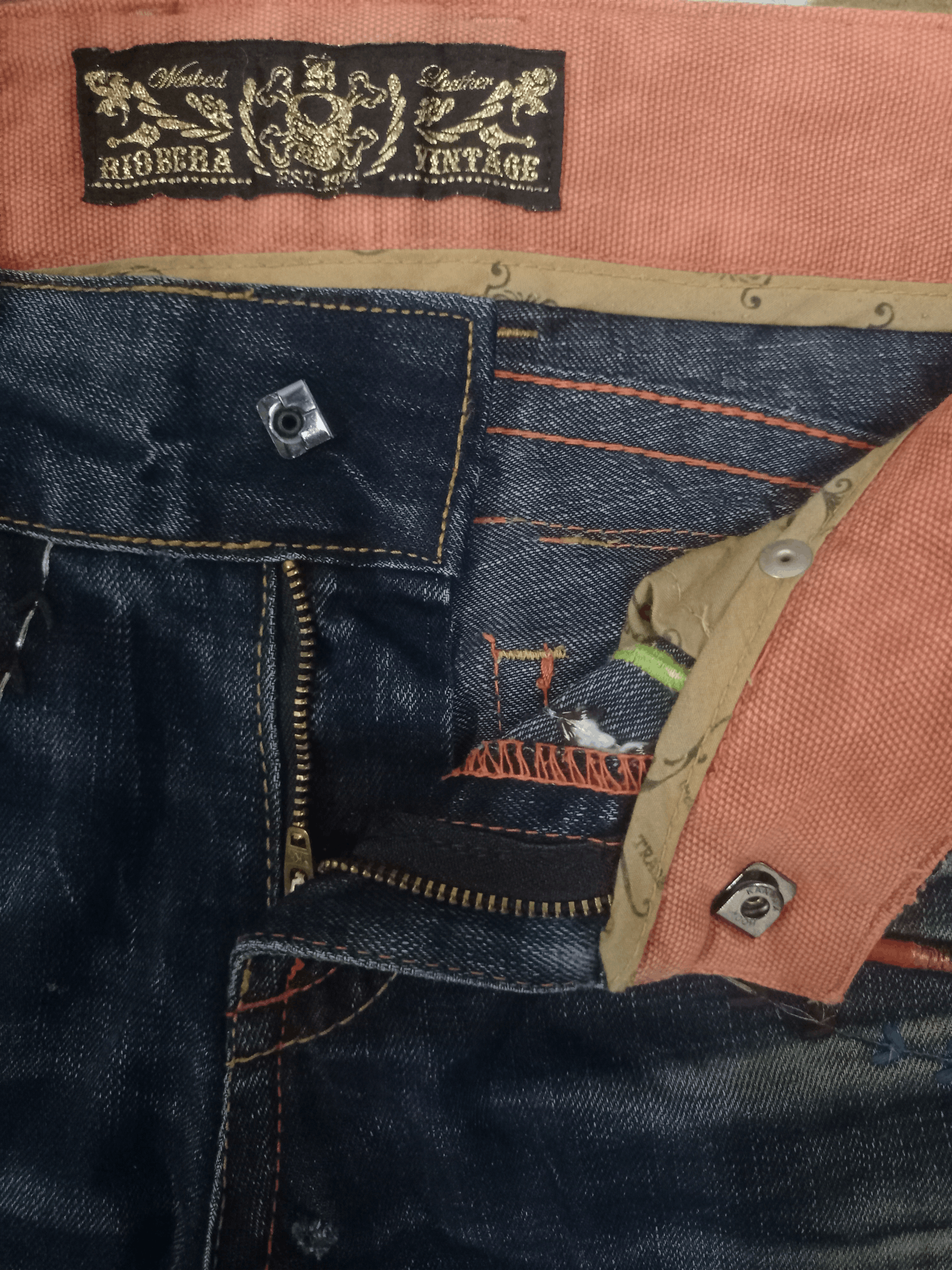 Japanese Brand Vintage Japanese Embroidered Buckle Back Flare Jeans Size US 32 / EU 48 - 6 Thumbnail