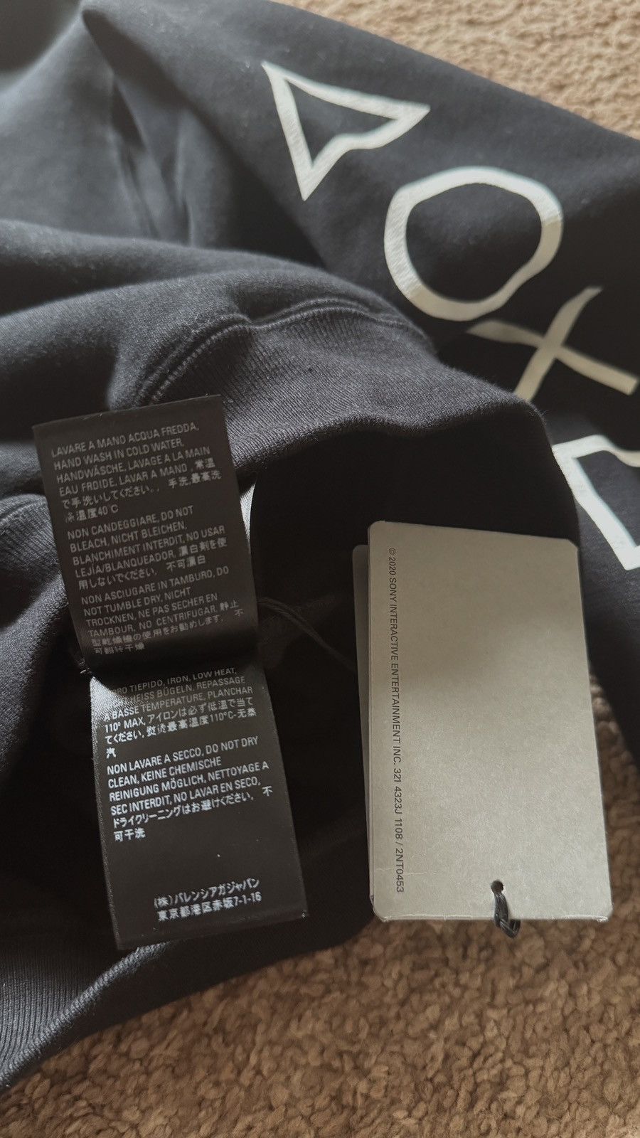 Balenciaga Balenciaga Ps5 Fitted Hoodie Size US S / EU 44-46 / 1 - 10 Thumbnail