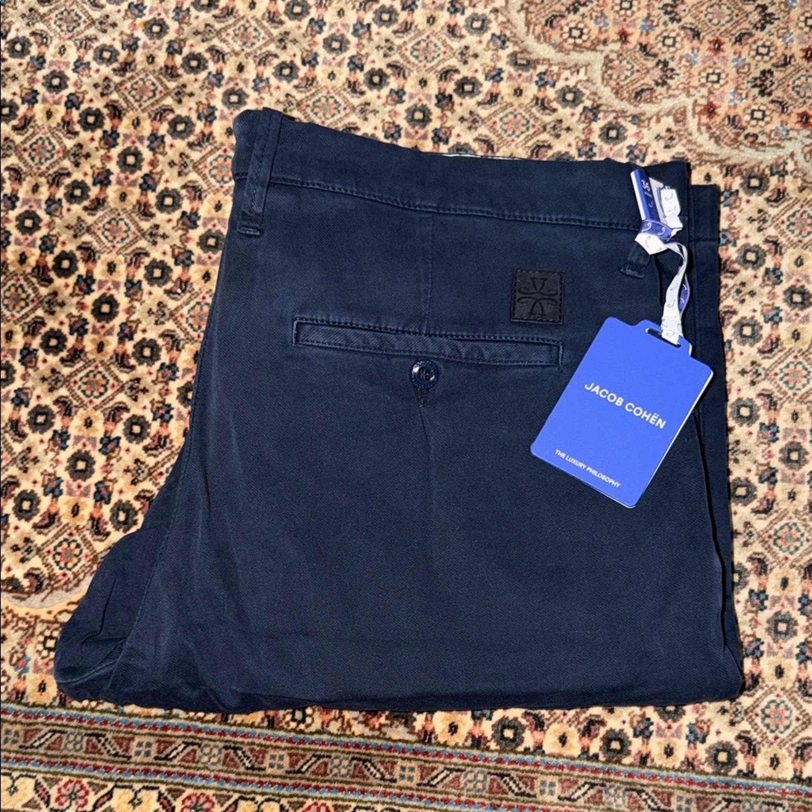Jacob Cohen Jacob Cohen Men's Deep Blue Chinos Size 36 Size US 36 / EU 52 - 1 Thumbnail