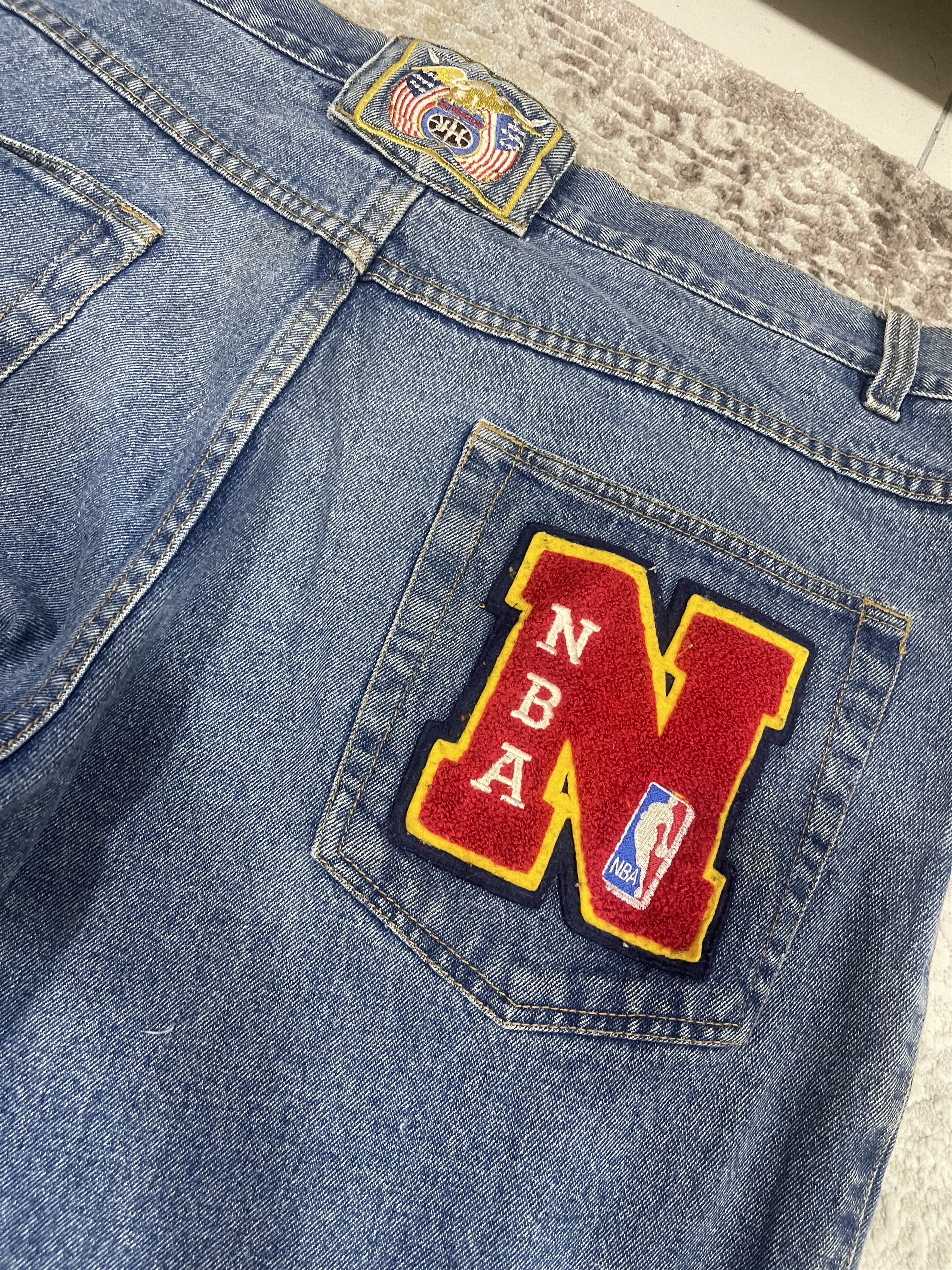 NBA Vintage Jeff Hamilton NBA Jeans Size US 40 / EU 56 - 13 Thumbnail