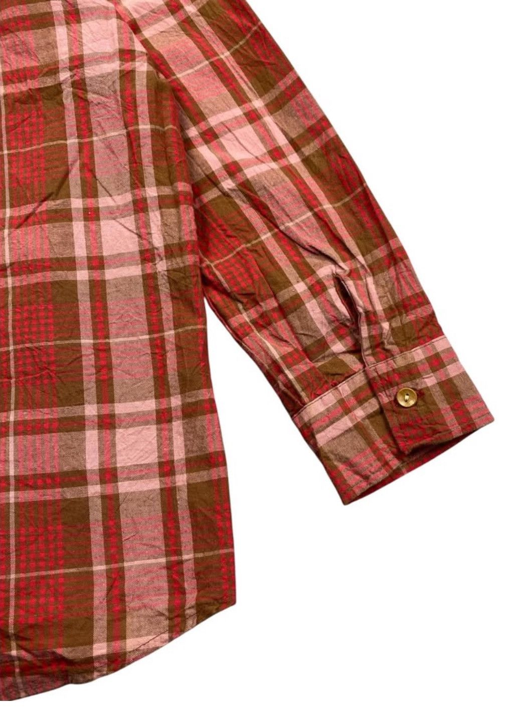 Japanese Brand 2000s D.I.A. Plaid Shirt Size S / US 4 / IT 40 - 5 Thumbnail