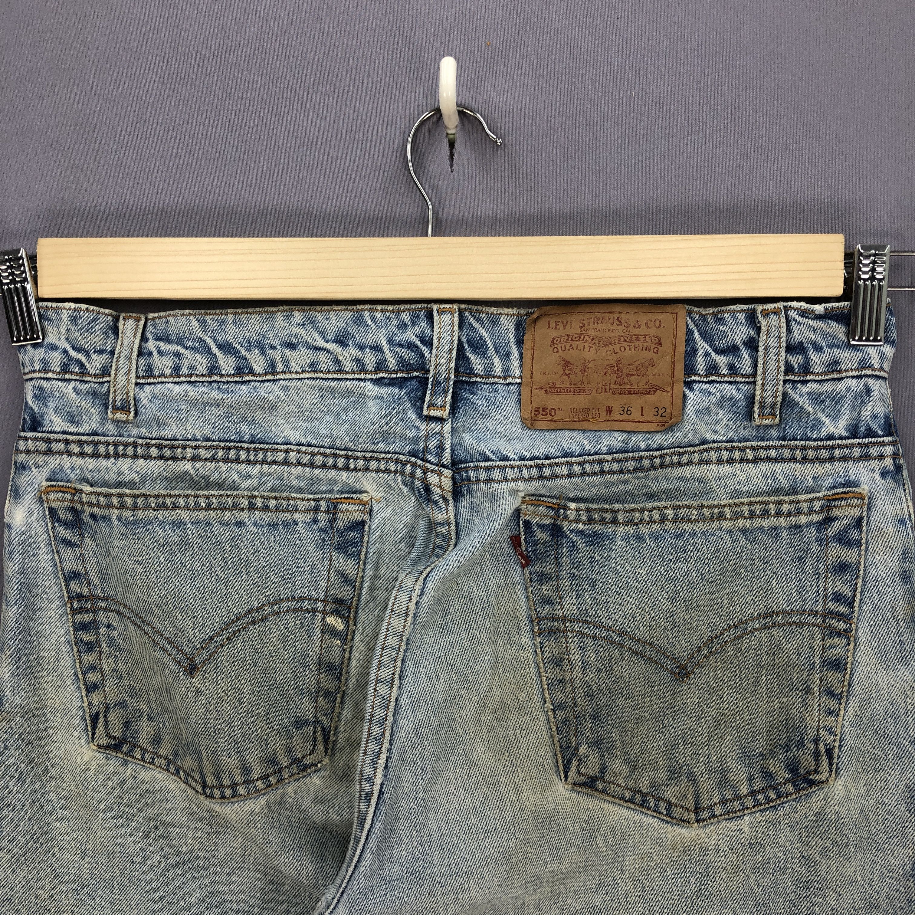 Levi's Vintage Levi's Sun Faded Jeans Levis 550 Distressed Denim Size US 34 / EU 50 - 5 Thumbnail