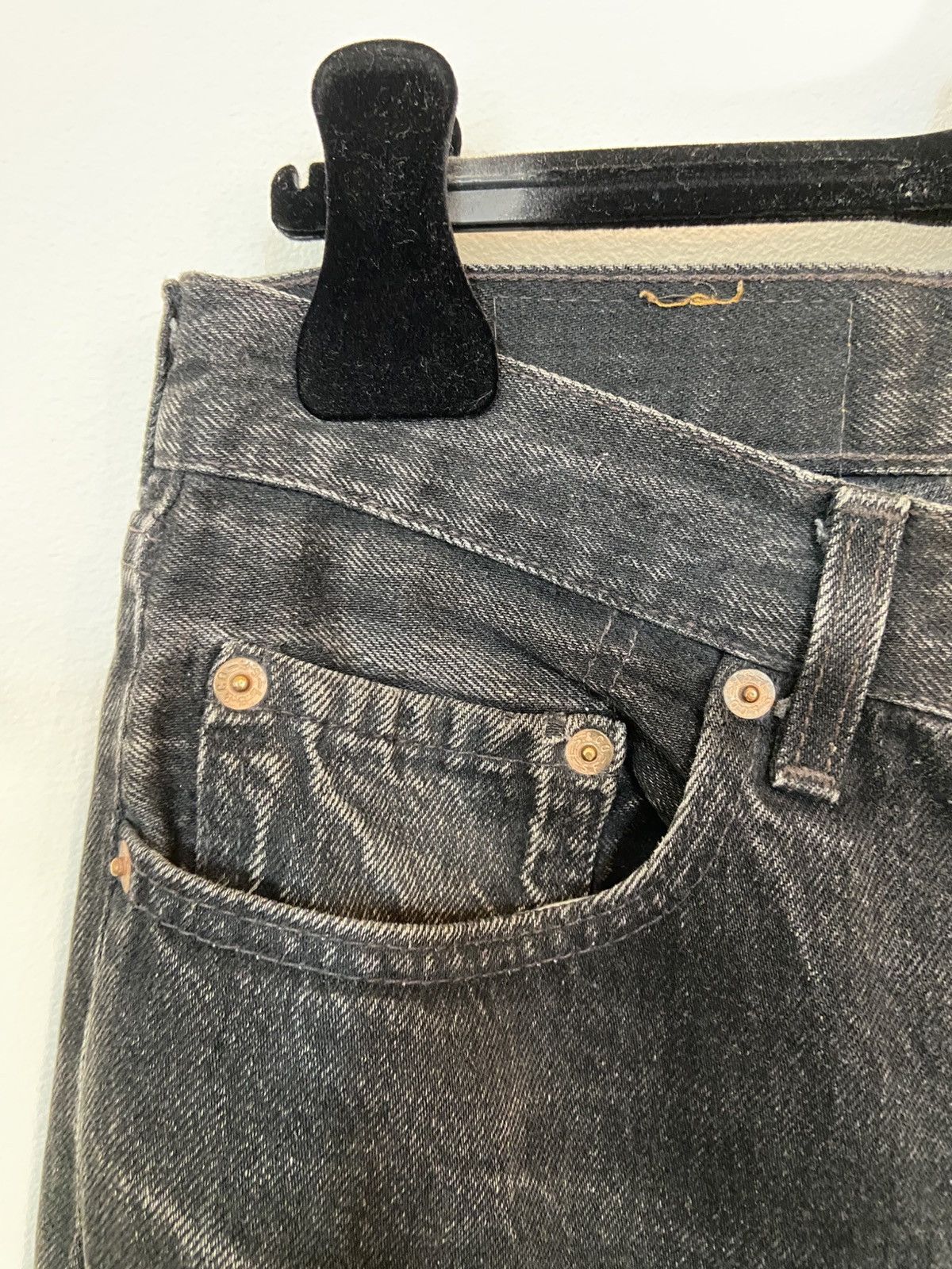 Levi's Levi’s 501 jeans in black denim Size US 32 / EU 48 - 3 Thumbnail
