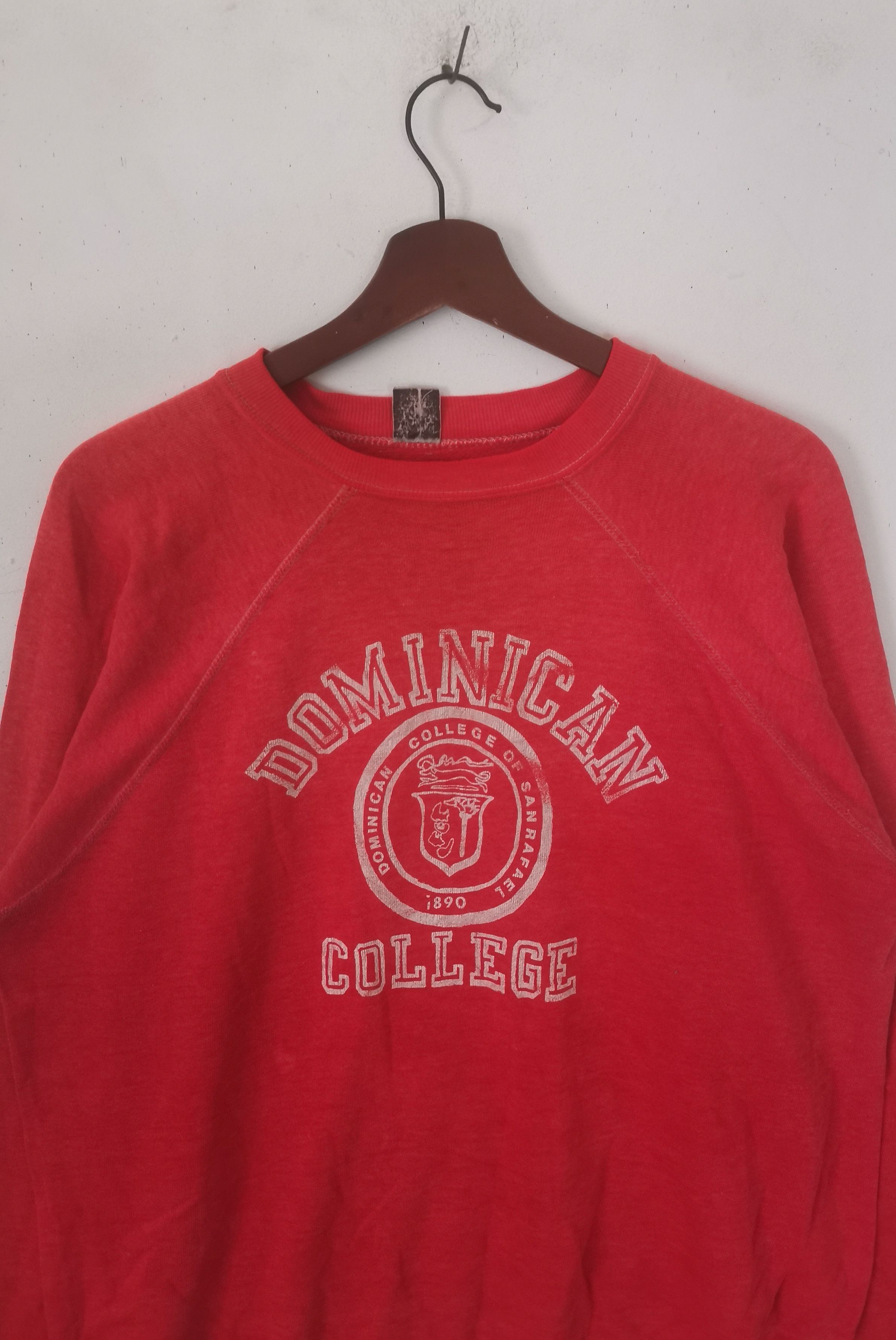 Vintage Rare vintage Dominican College sweatshirt orenge colour Size US M / EU 48-50 / 2 - 2 Thumbnail