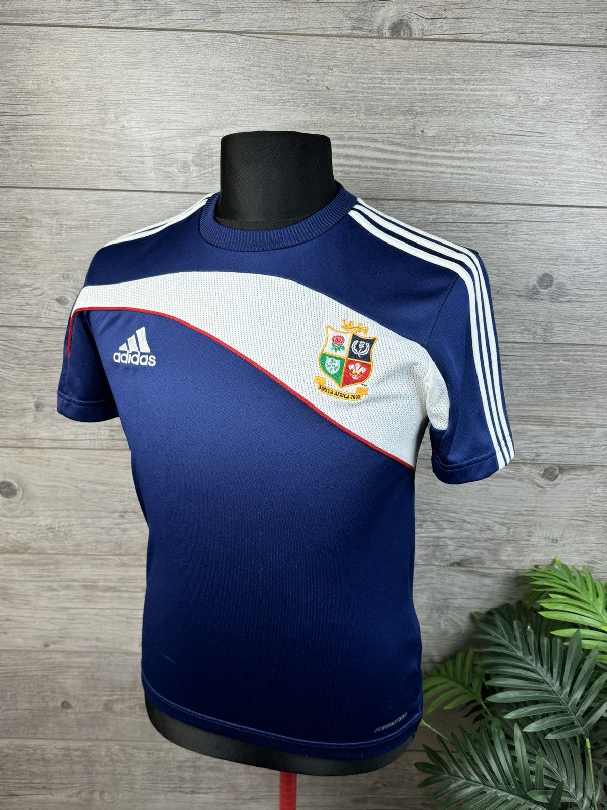 Adidas ADIDAS British & Irish Lions 2009 South Africa Rugby Shirt Size US S / EU 44-46 / 1 - 2 Thumbnail