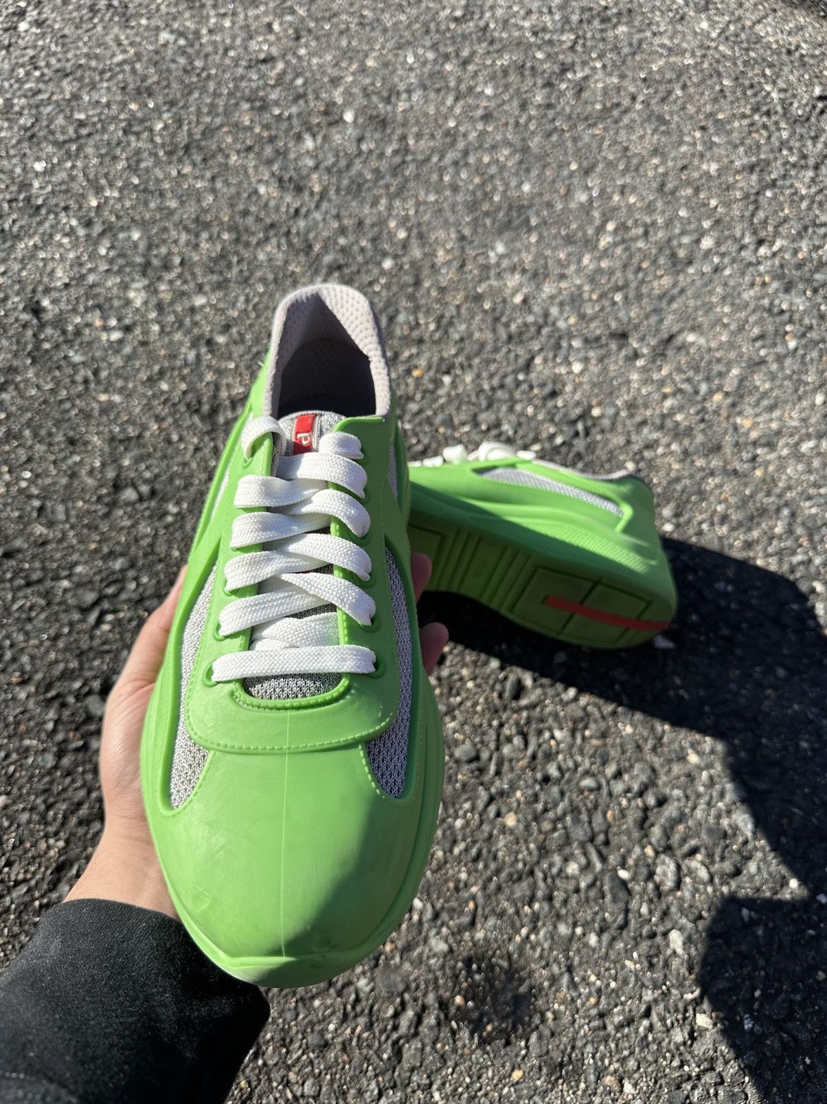 Prada Prada America’s Cup Soft Rubber Green Size US 7 / EU 40 - 2 Thumbnail