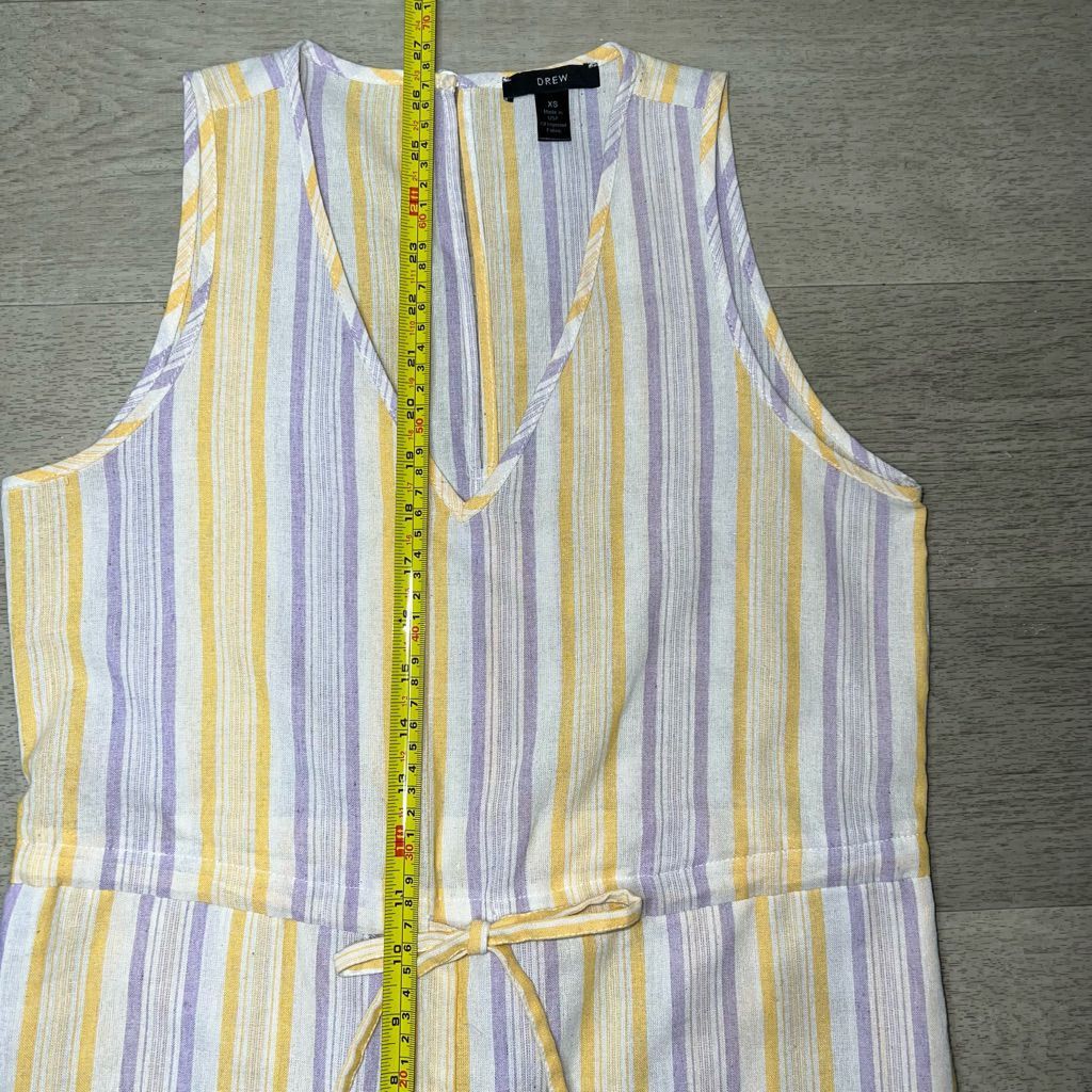 Drew House DREW x Anthropologie, Cole Jumpsuit Striped Sleeveless Wide Size 26" / US 2 / IT 38 - 9 Thumbnail