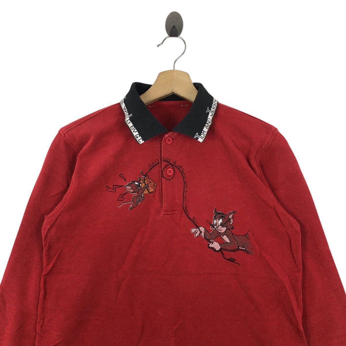 Vintage Vintage TOM And JERRY Polos Big Logo Cartoon Animation Size US M / EU 48-50 / 2 - 2 Thumbnail
