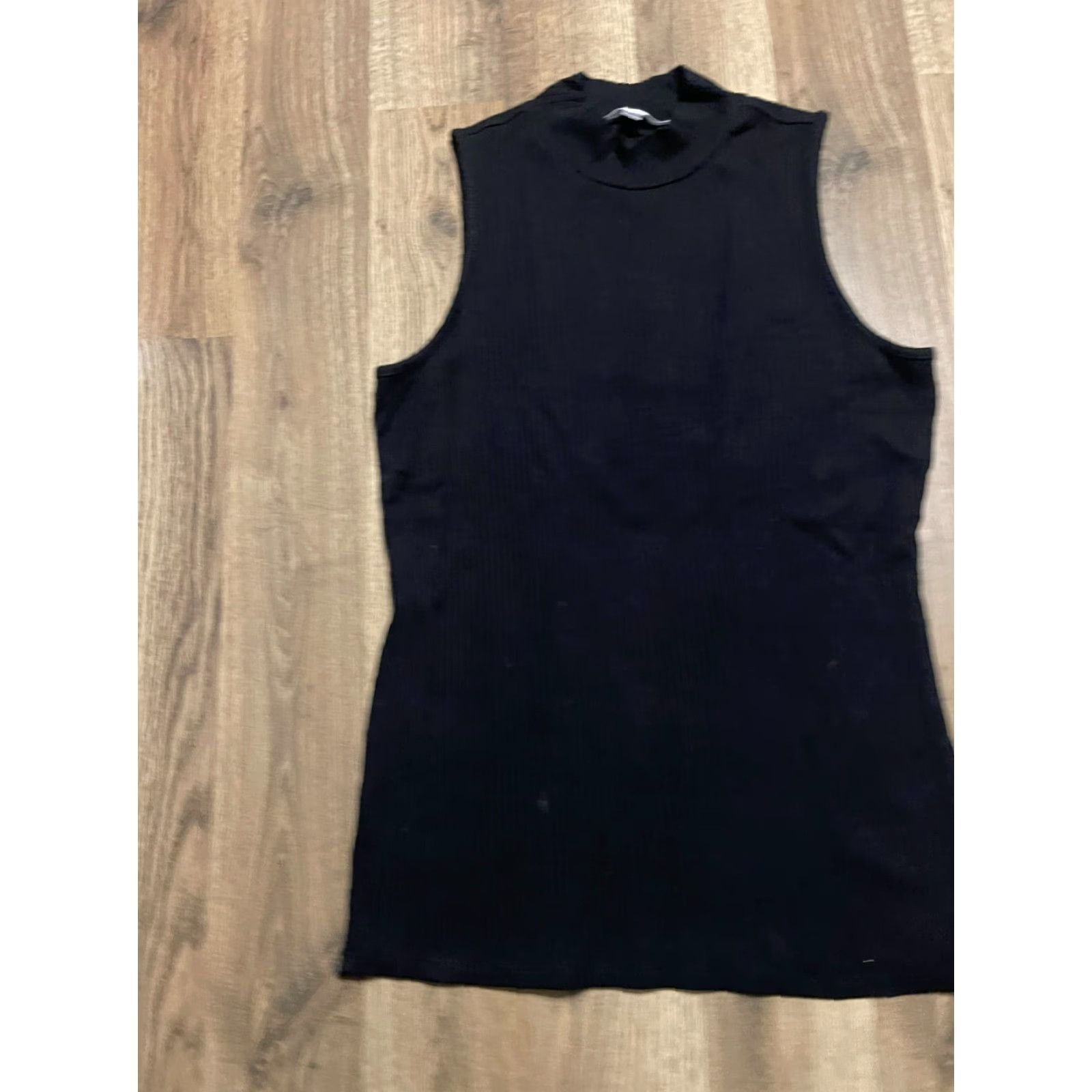 Vintage Cyrus Shirt, Women's Size Small, Black, Sleeveless, Turtleneck, Tank, Regular, Casual, Fall/Spring/Summer, Womens Size S / US 4 / IT 40 - 4 Thumbnail