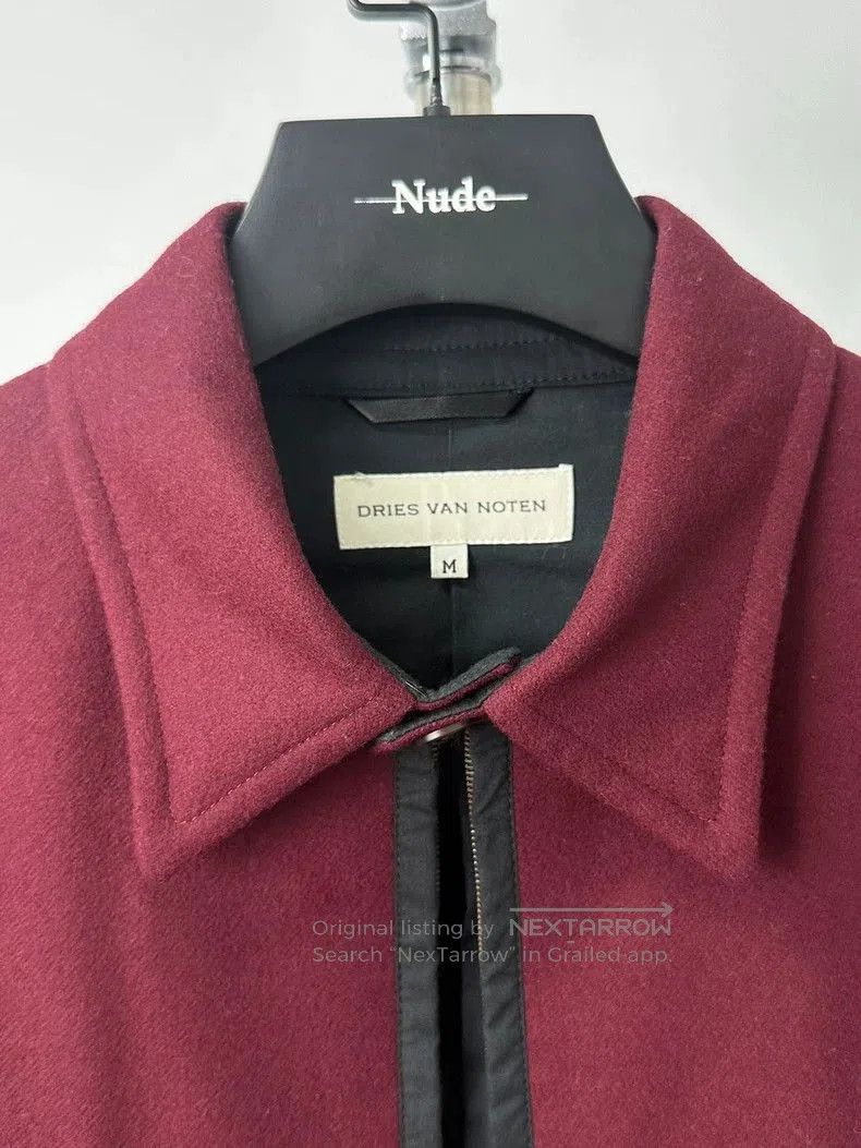 Dries Van Noten Dries Van Noten Boston Red Wool Jacket. Size US L / EU 52-54 / 3 - 7 Thumbnail
