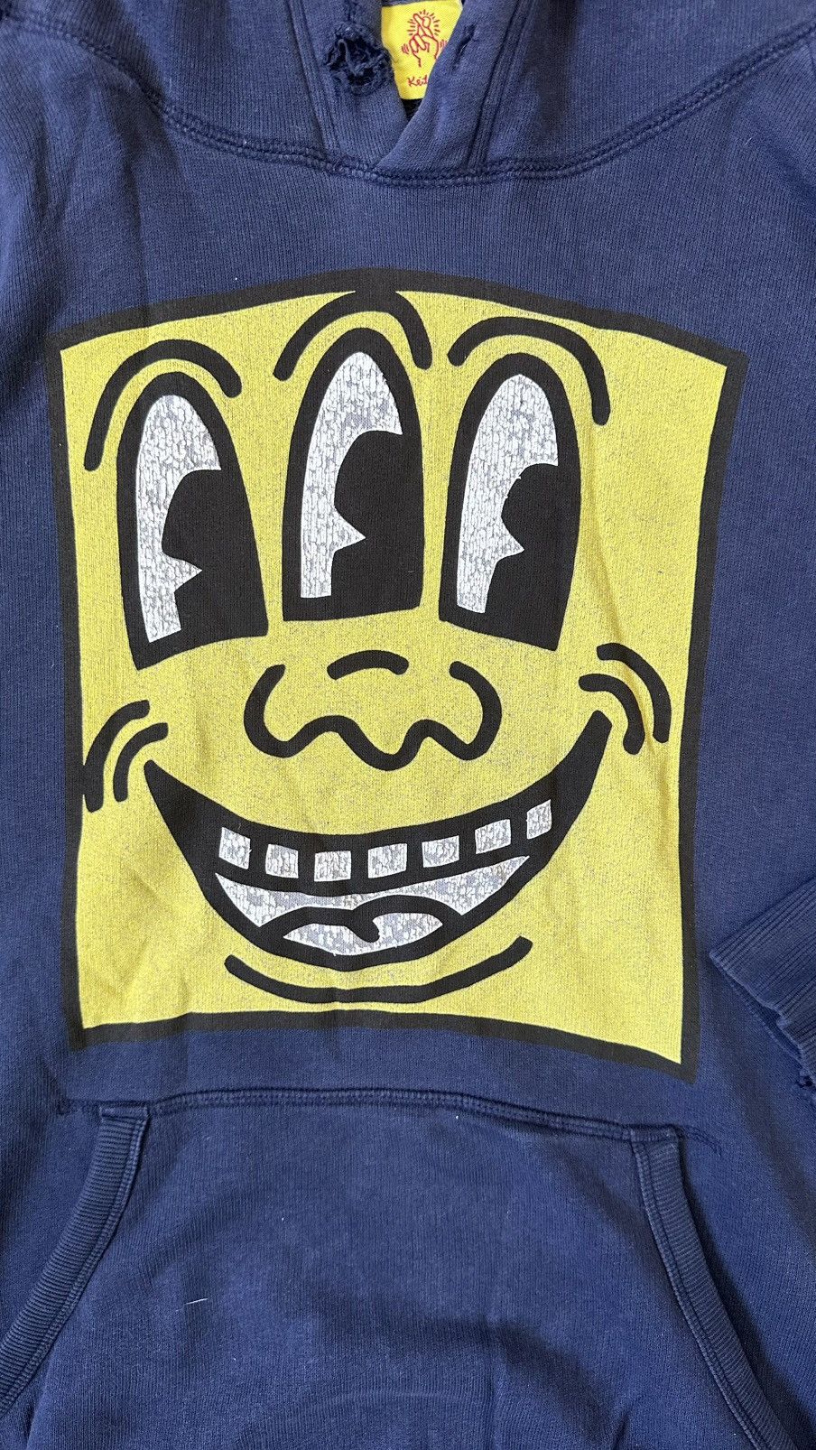 Keith Haring VINTAGE KEITH HARING DISTRESSED HOODIE Size US XL / EU 56 / 4 - 2 Thumbnail