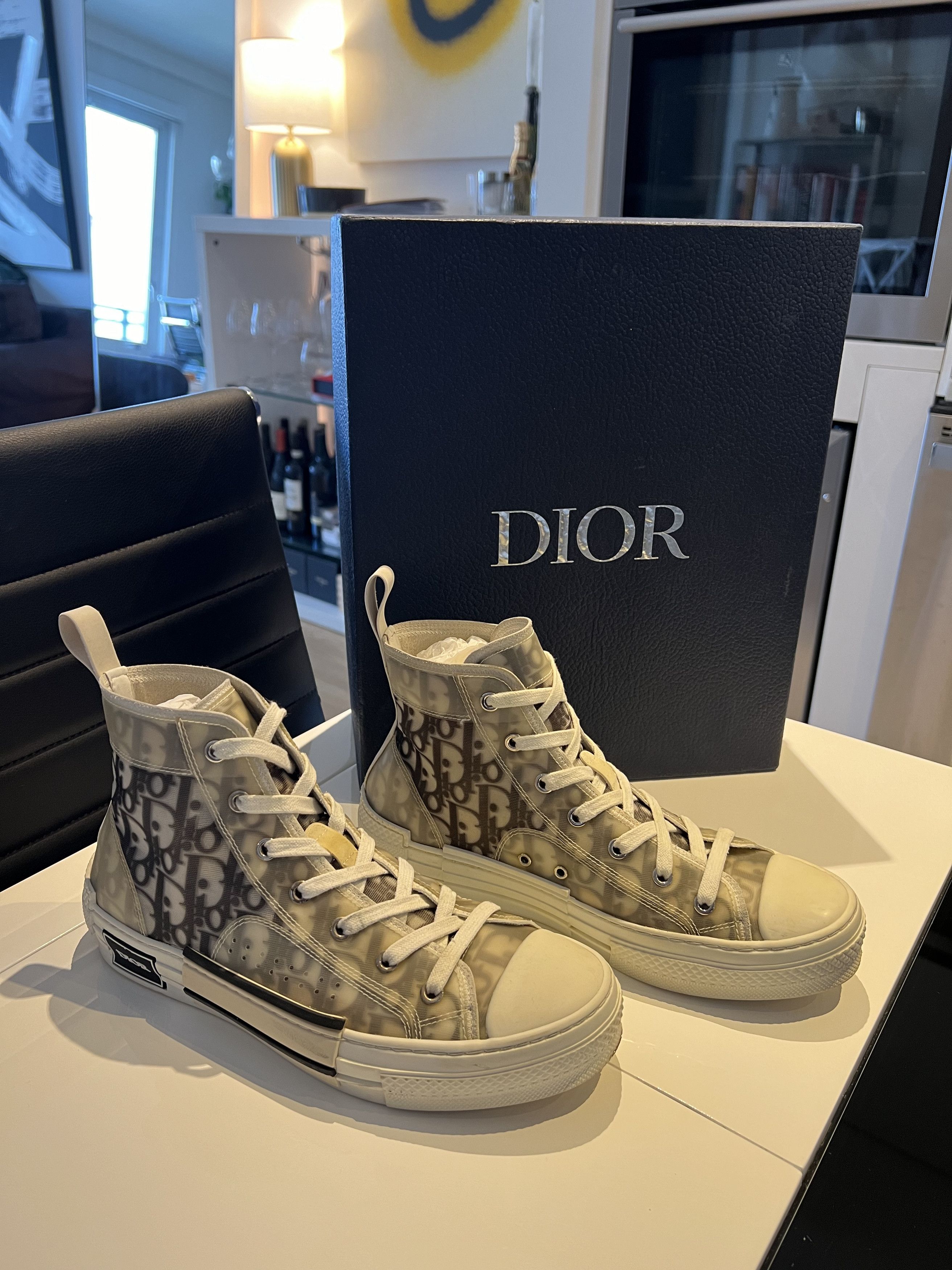 Dior Men B23 High Top Sneakers